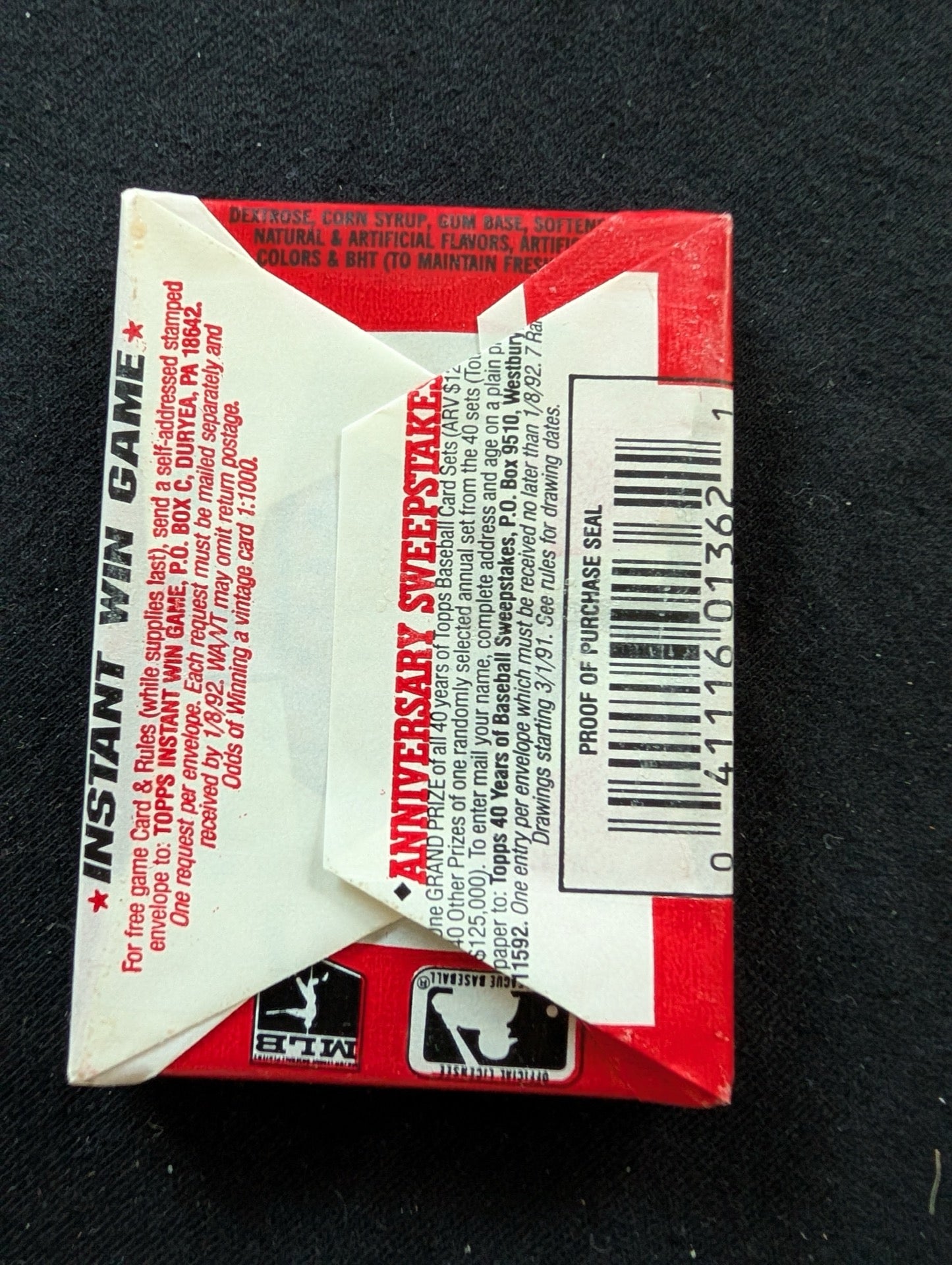 Lot of 8 Sealed 1991 Topps Baseball Wax Packs - Step up to the Plate!