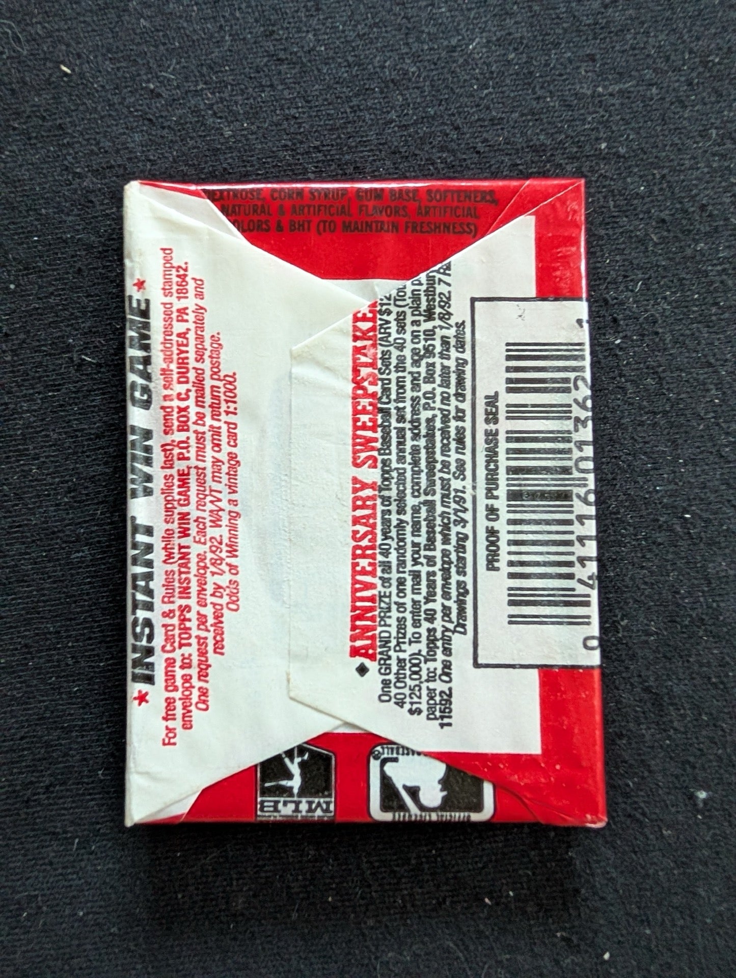 8 Sealed 1991 Topps Baseball Wax Packs - Collect 'The Real One'