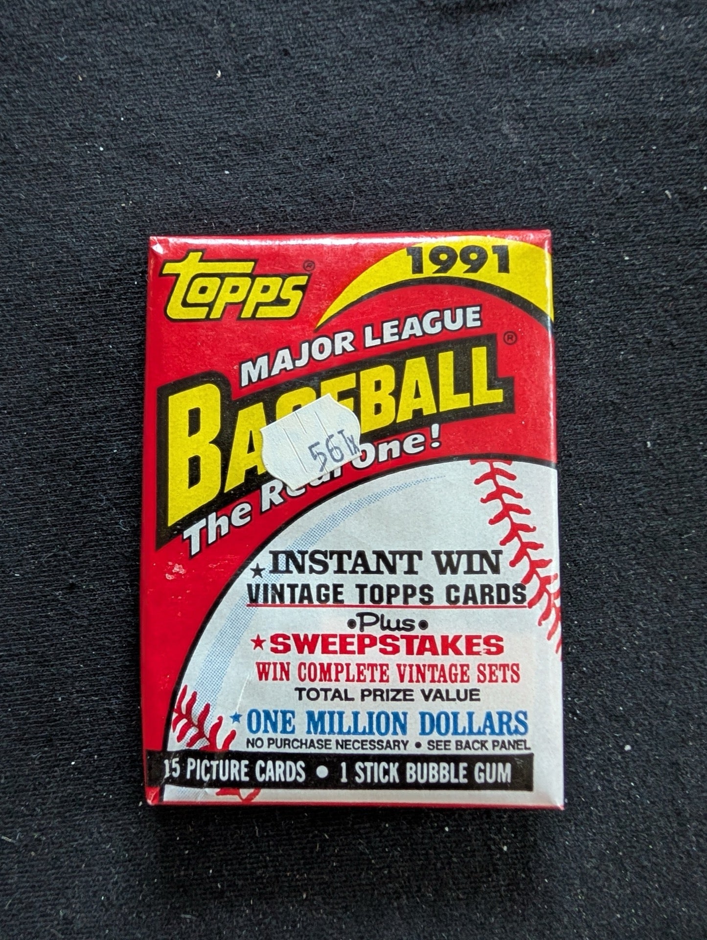 Lot of 6 Sealed 1991 Topps Baseball Wax Packs - Small Lot, Big Nostalgia