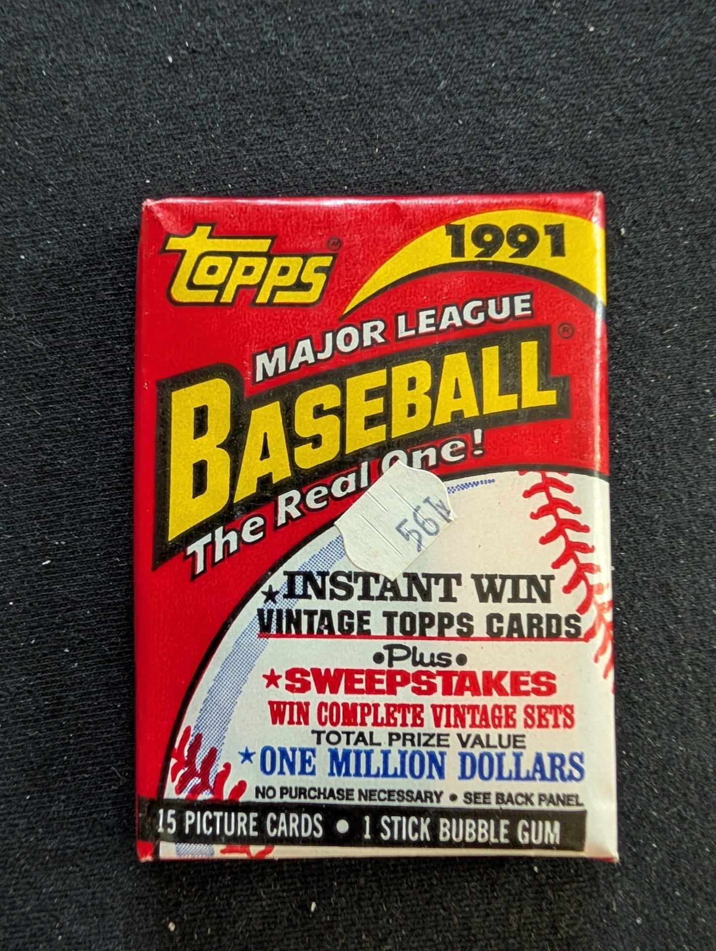 Lot of 6 Sealed 1991 Topps Baseball Wax Packs - Small Lot, Big Nostalgia