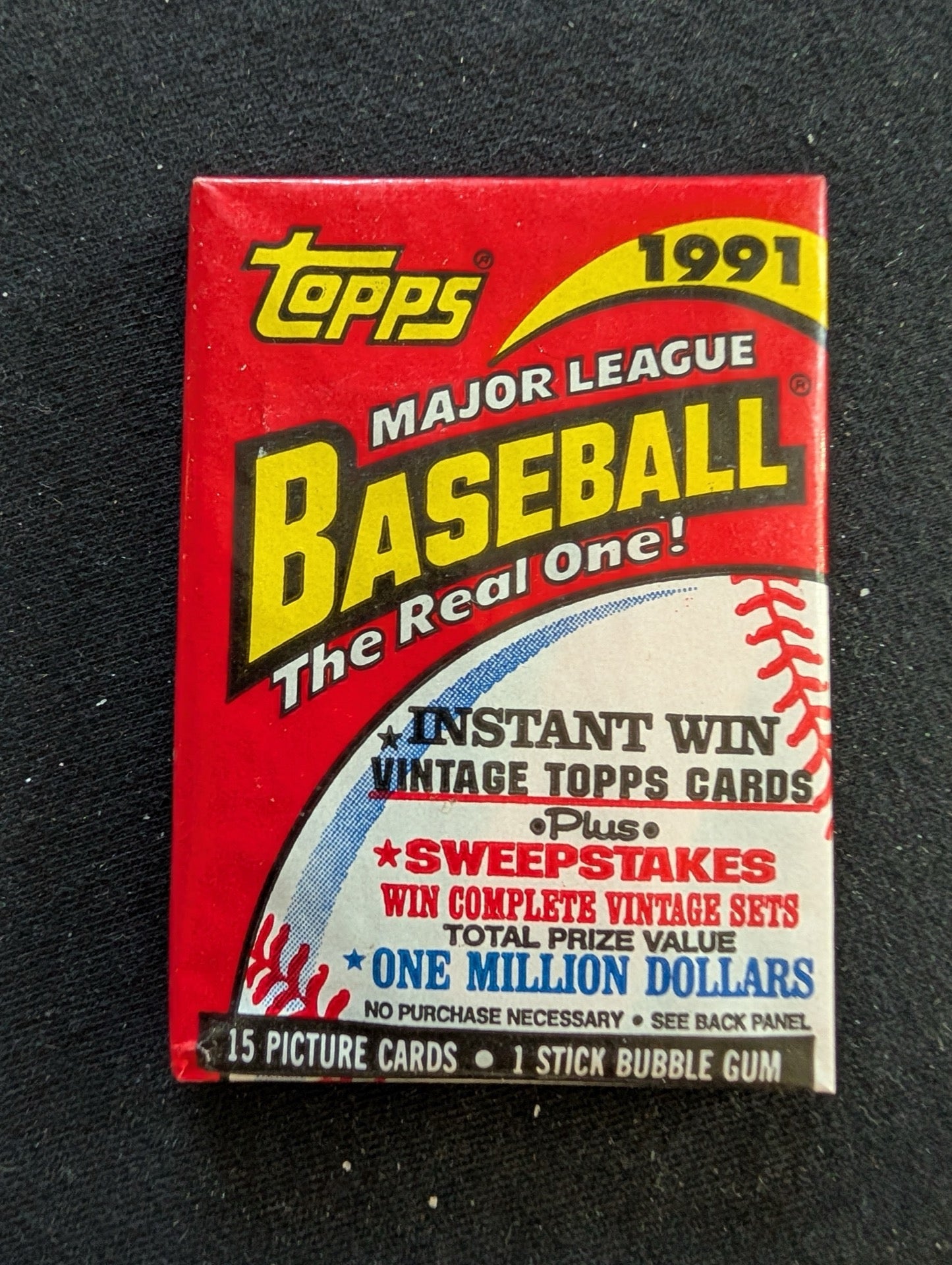 Lot of 6 Sealed 1991 Topps Baseball Wax Packs - Small Lot, Big Nostalgia