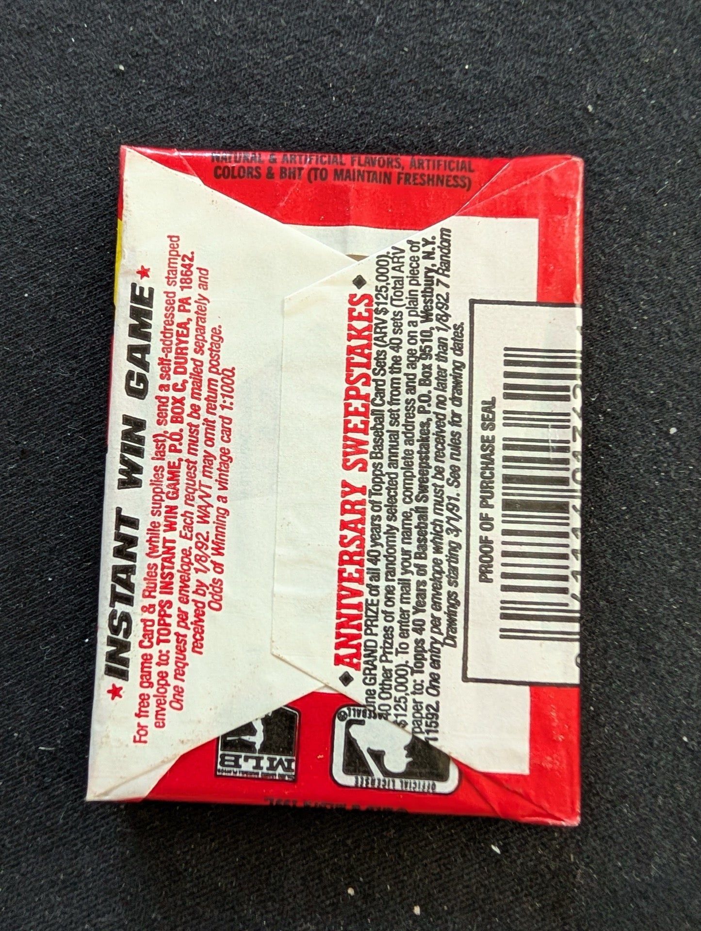 Lot of 6 Sealed 1991 Topps Baseball Wax Packs - Small Lot, Big Nostalgia