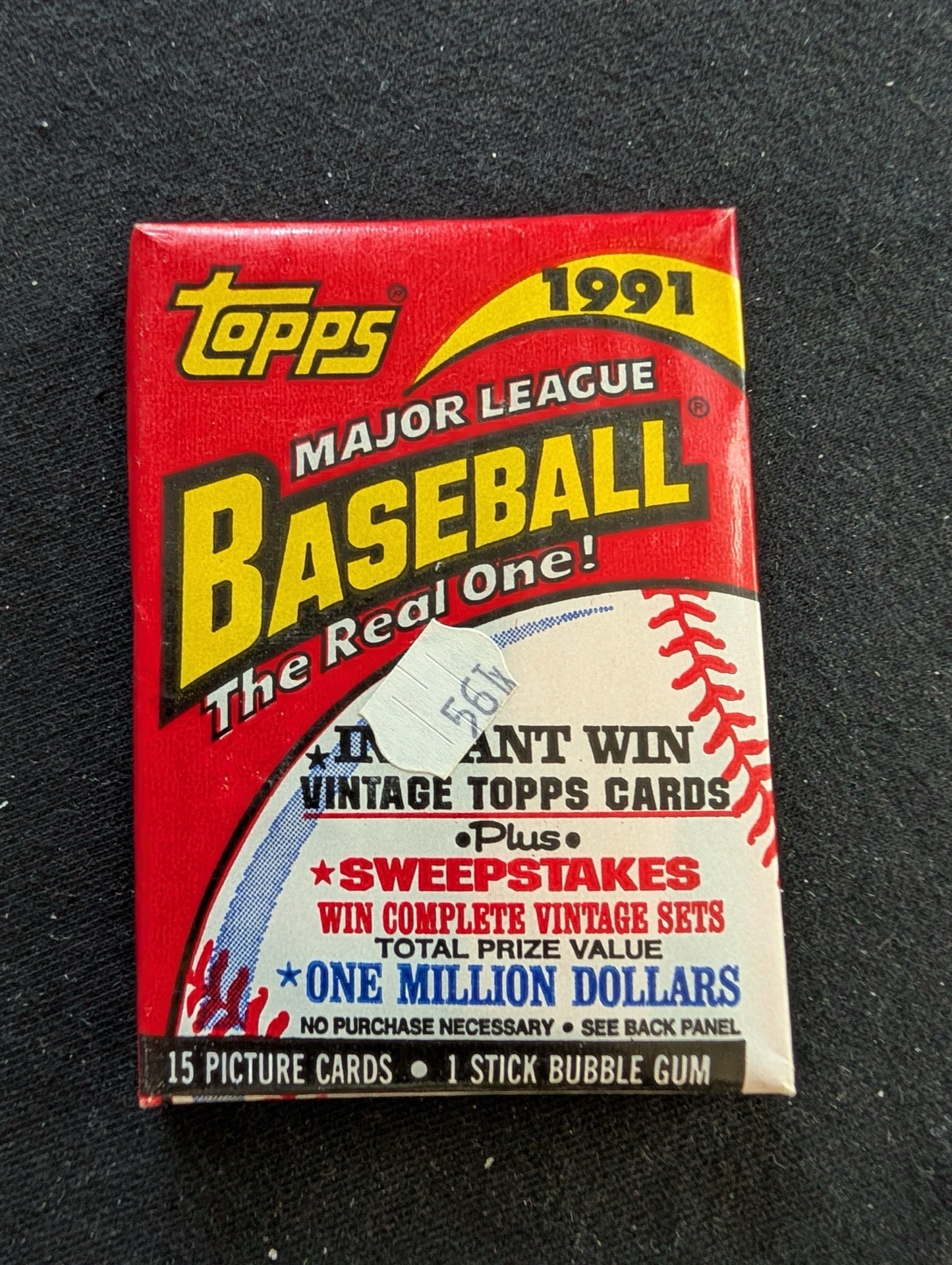 Lot of 6 Sealed 1991 Topps Baseball Wax Packs - Small Lot, Big Nostalgia