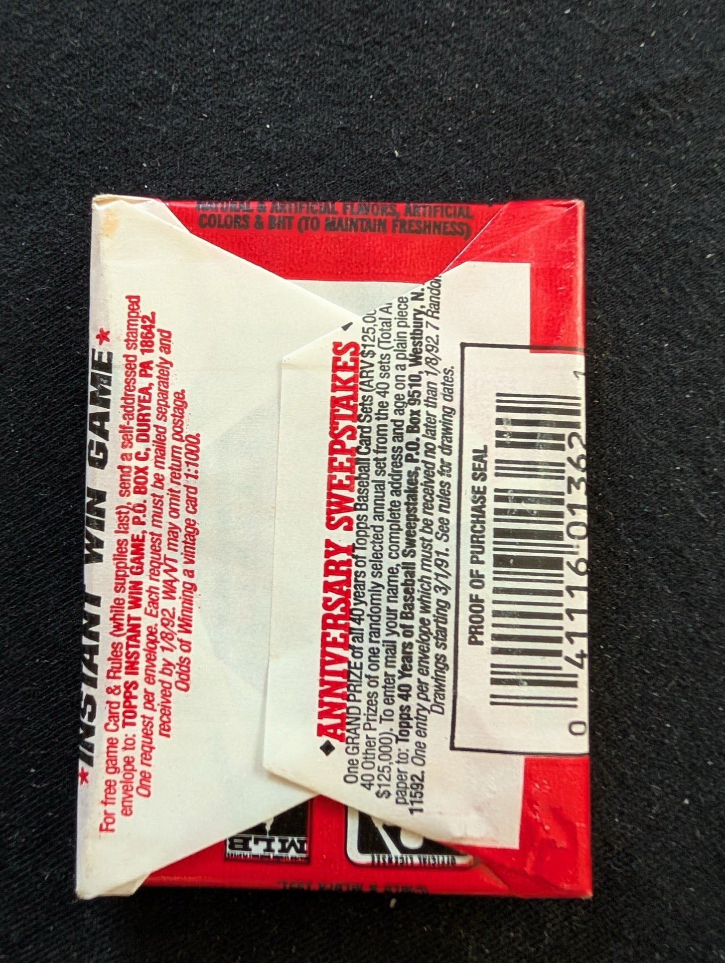 Lot of 6 Sealed 1991 Topps Baseball Wax Packs - Small Lot, Big Nostalgia