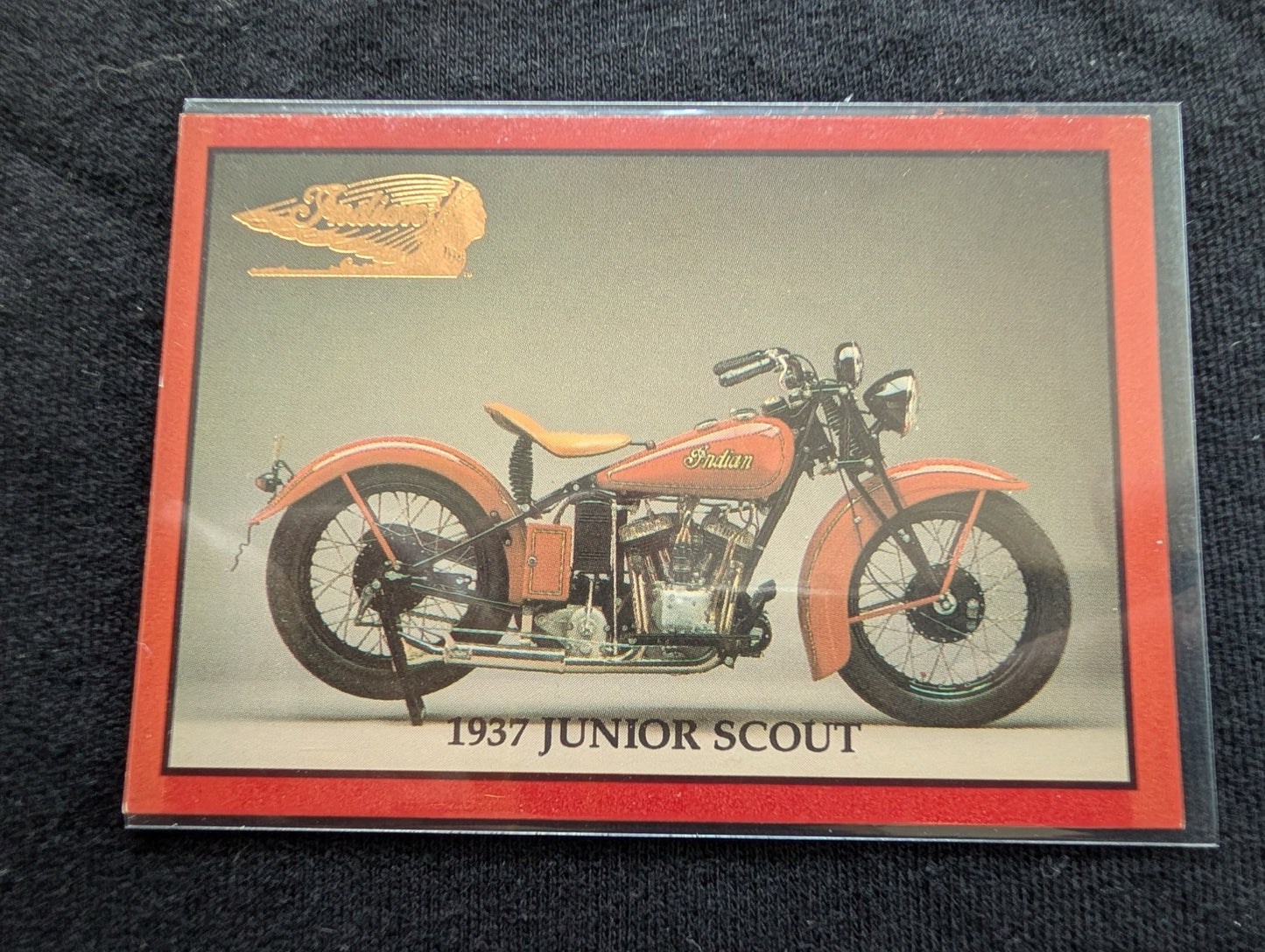 Lot of 8 Vintage Indian Motorcycle Trading Cards + Sweepstakes Card - 1939 Four