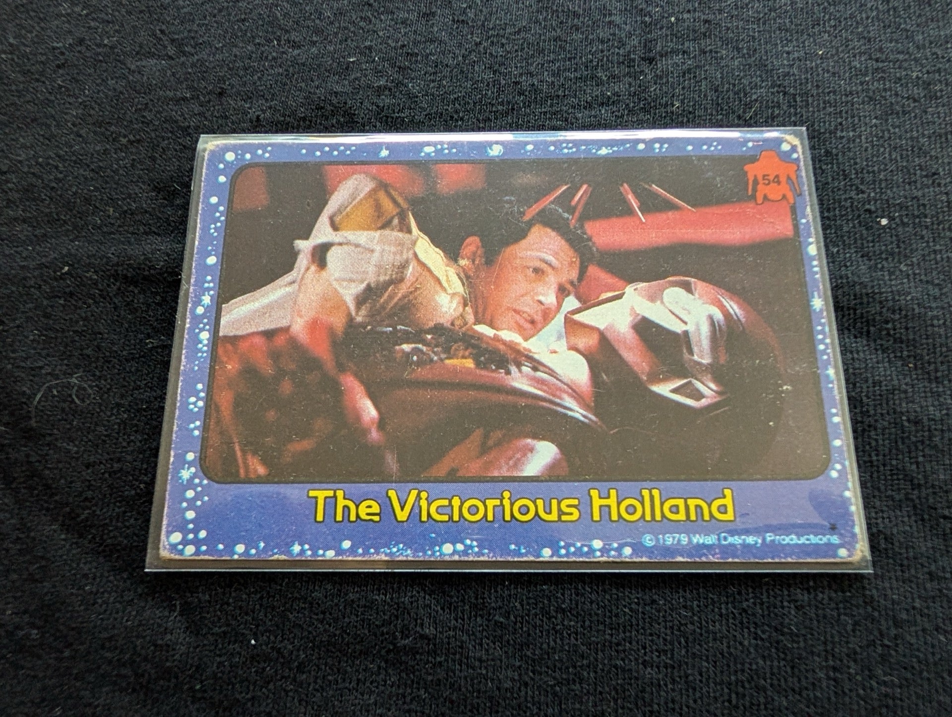 2 Vintage 1979 Topps The Black Hole Movie Cards - #54 Victorious Holland #57