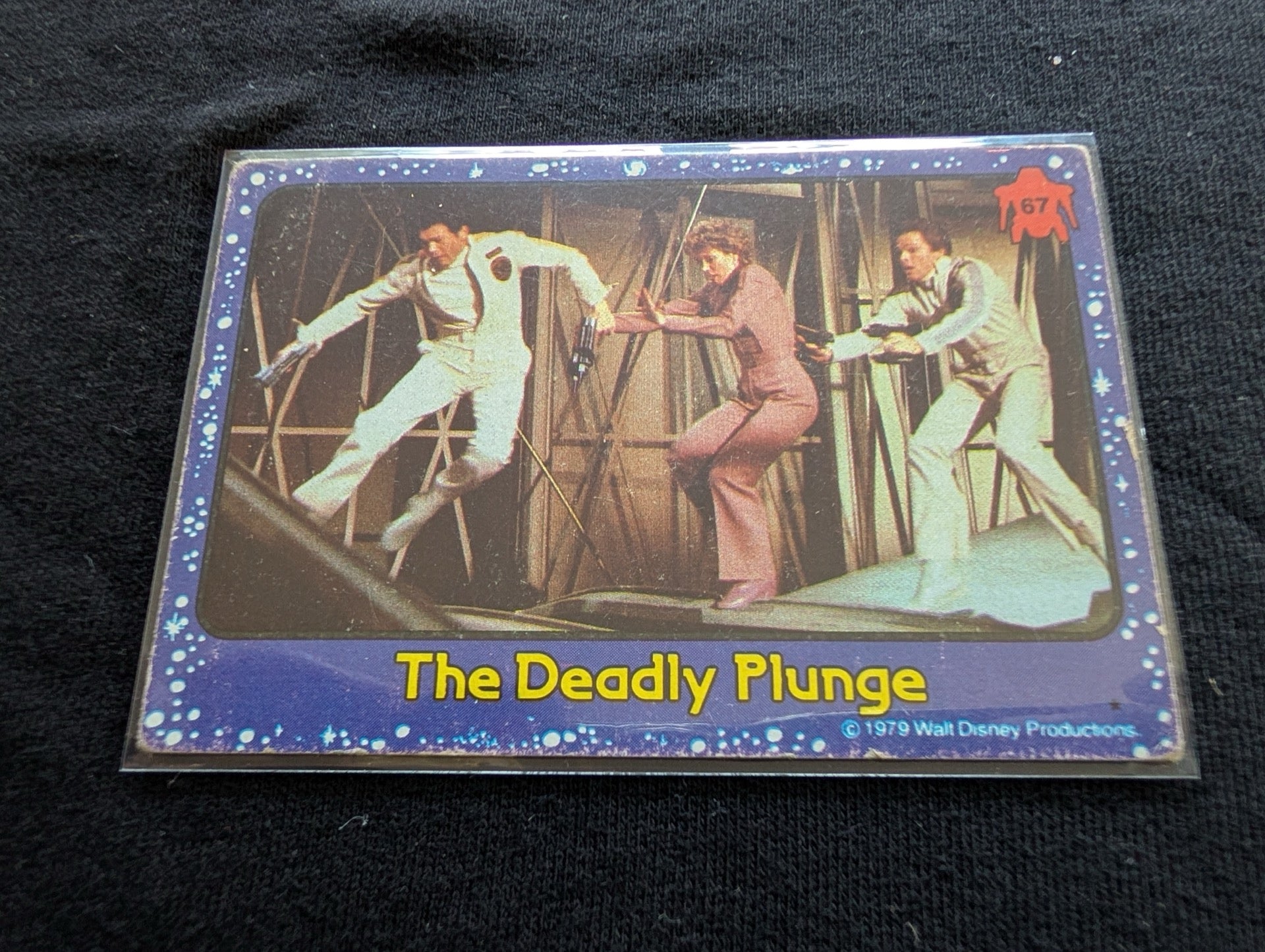 2 Vintage 1979 Topps The Black Hole Movie Cards - #54 Victorious Holland #57