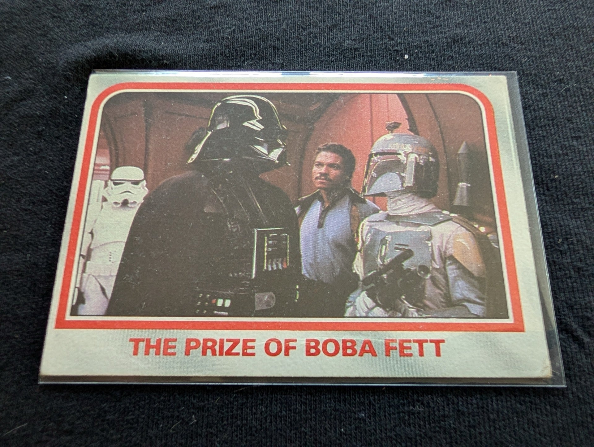 Vintage 1980 Topps Star Wars Empire Strikes Back Card - THE PRIZE OF BOBA FETT