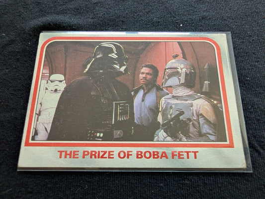 Vintage 1980 Topps Star Wars Empire Strikes Back Card - THE PRIZE OF BOBA FETT