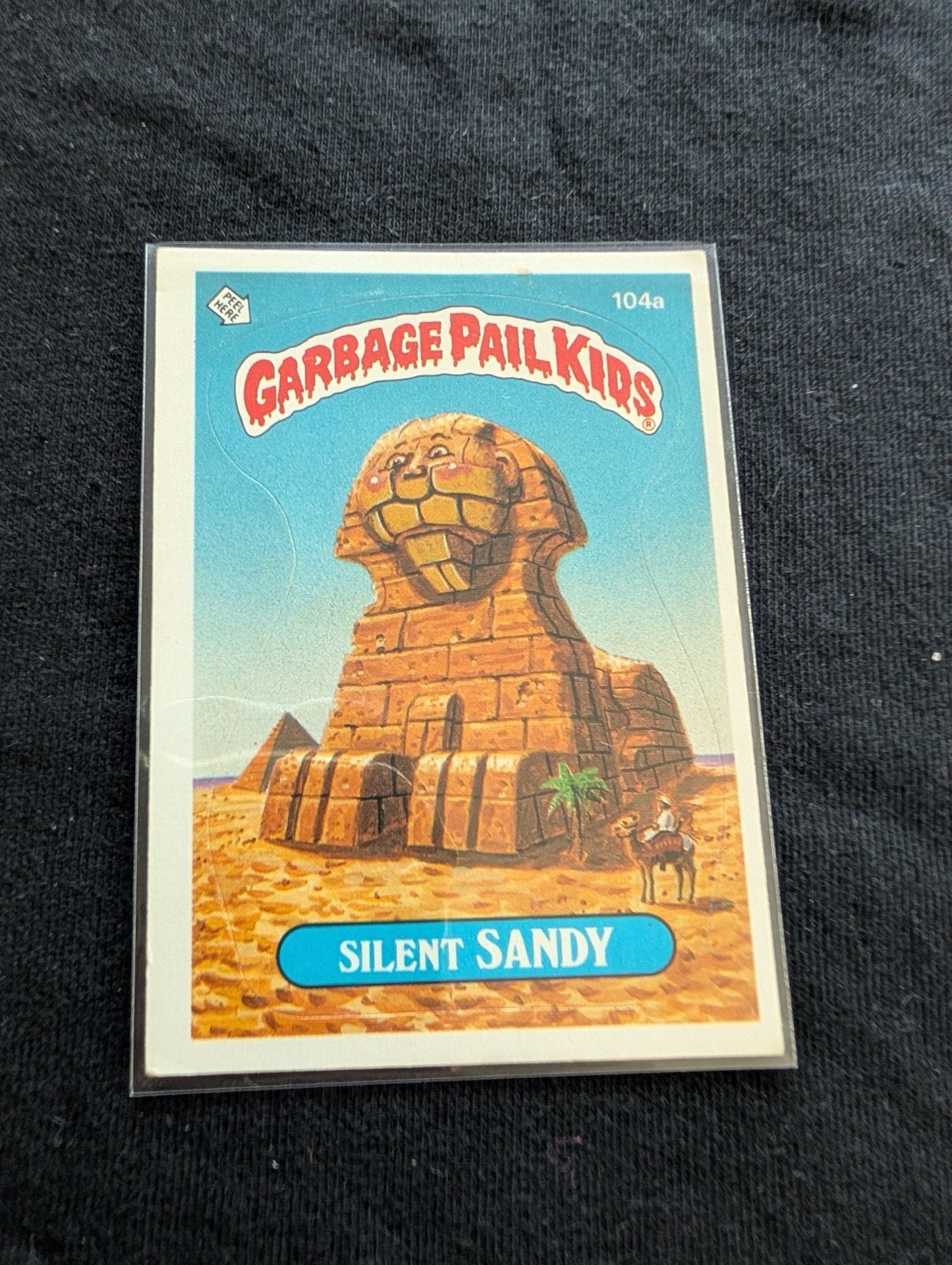 Lot of 3 Vintage Garbage Pail Kids GPK Cards - Mark Bark 74a OS2, Silent Sandy