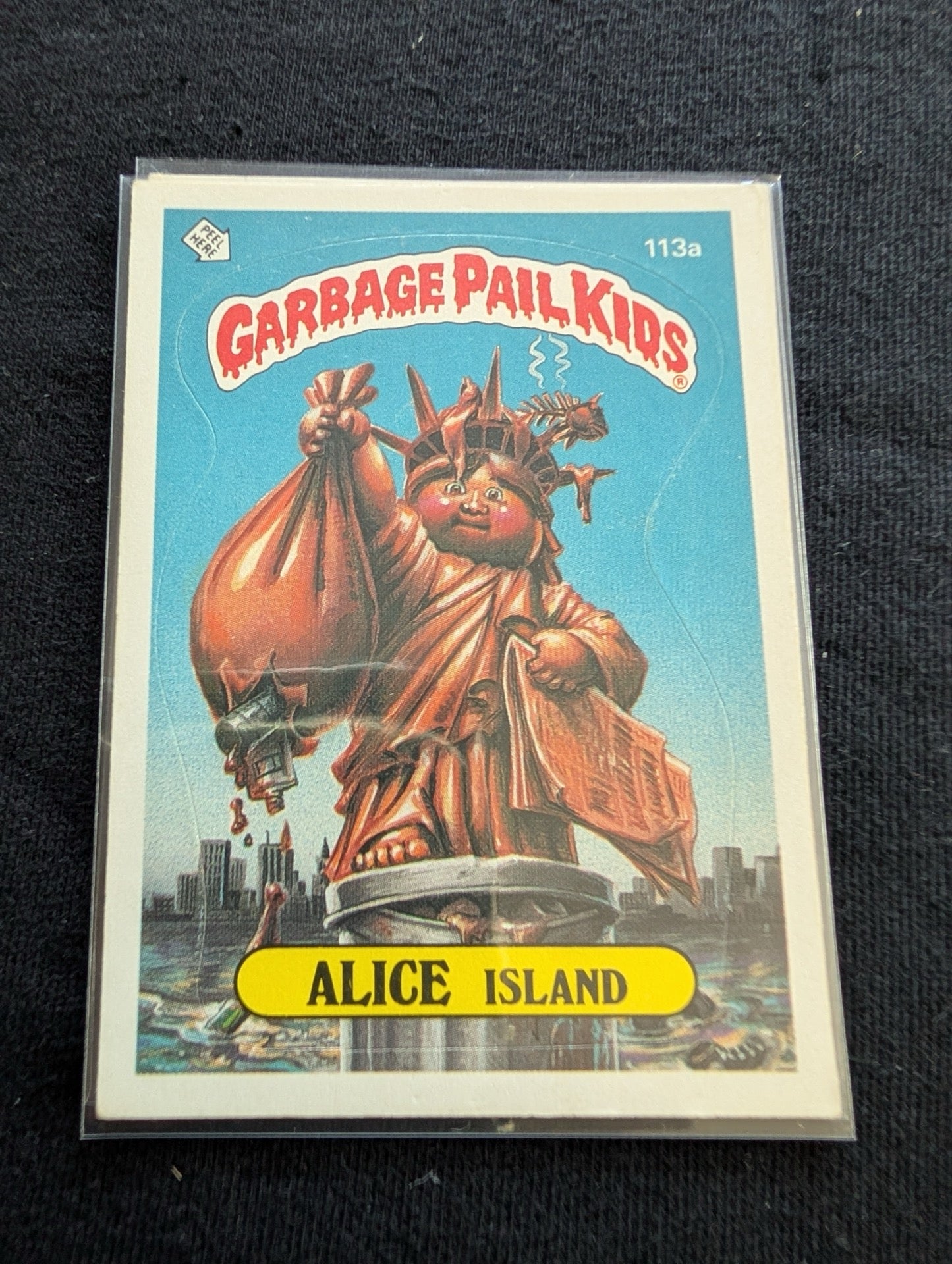 Lot of 3 Vintage Garbage Pail Kids GPK Cards - Mark Bark 74a OS2, Silent Sandy