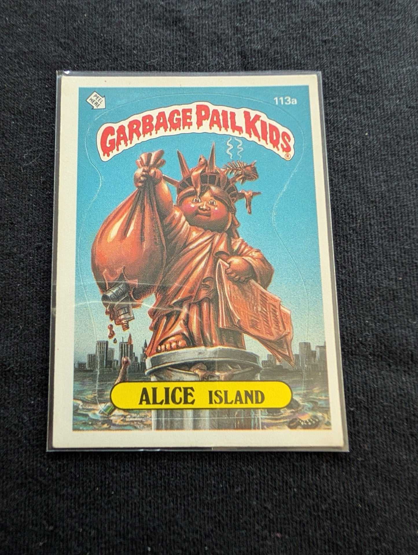 Lot of 9 Vintage 1986 Garbage Pail Kids GPK Cards OS3 Series 3 - 113a 117a 124a