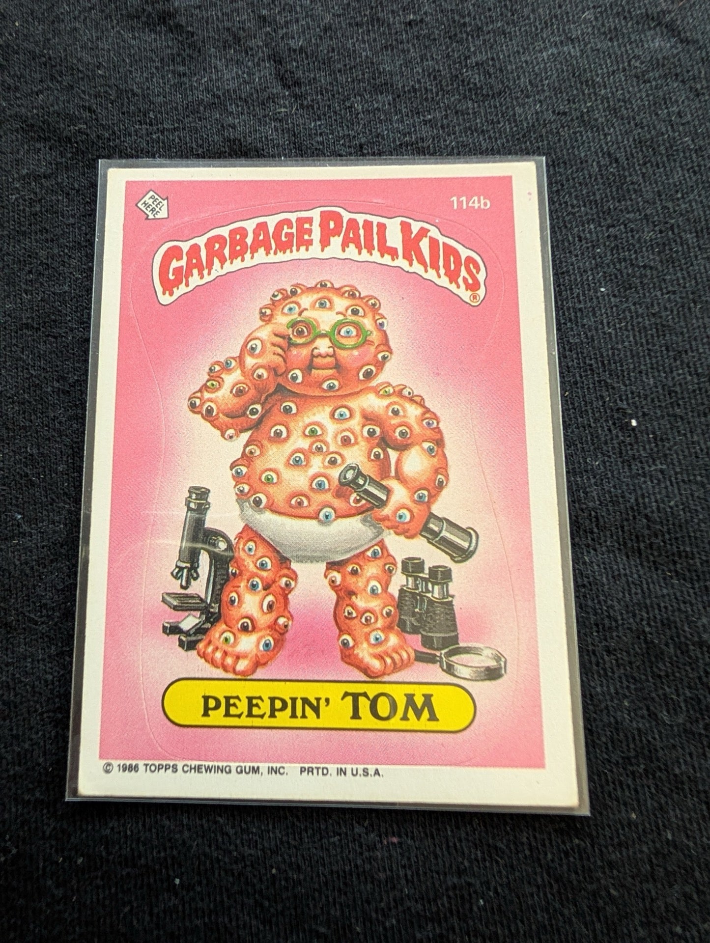 Lot of 9 Vintage 1986 Garbage Pail Kids GPK Cards OS3 Series 3 - 113a 117a 124a