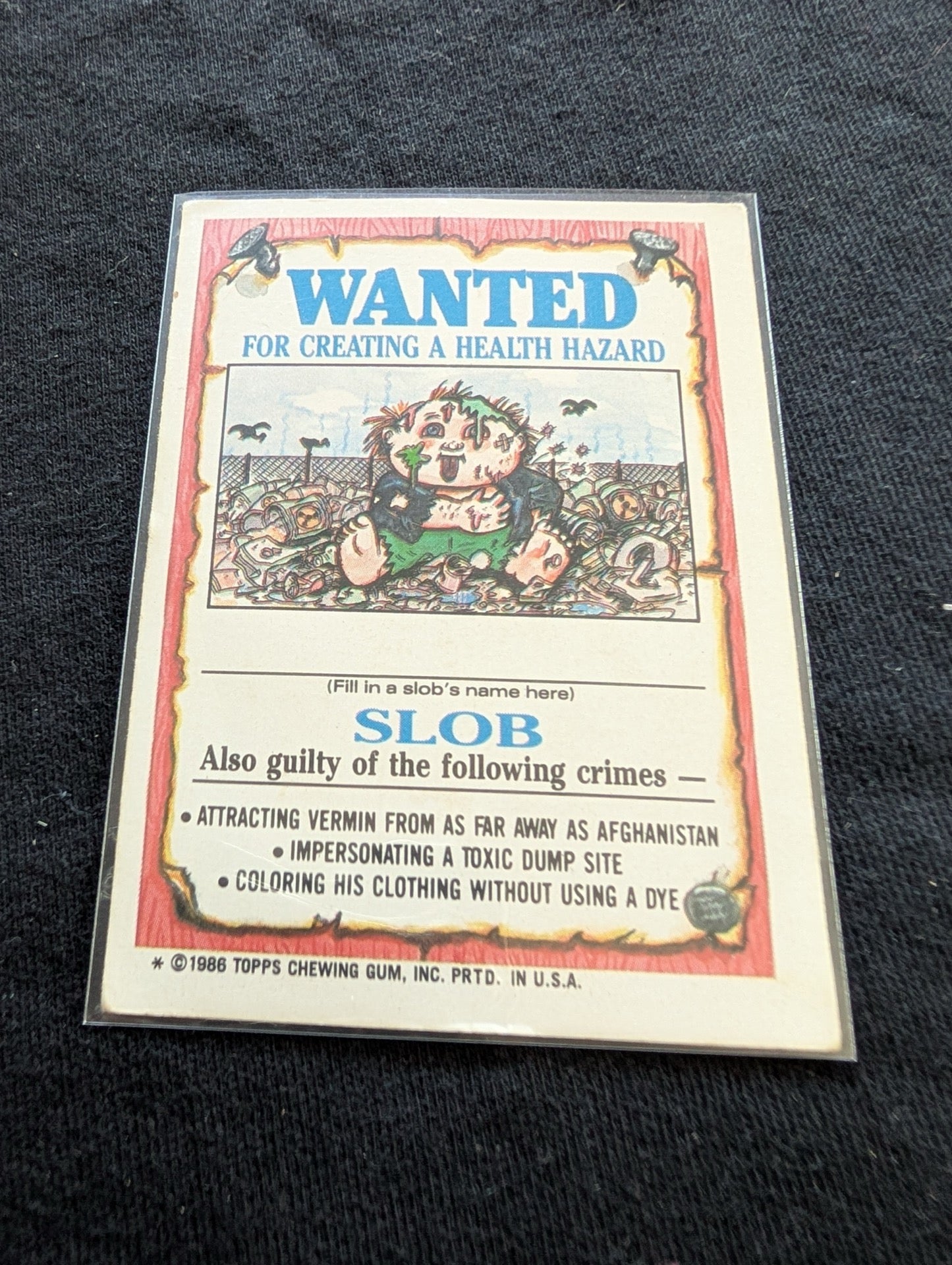 Lot of 9 Vintage 1986 Garbage Pail Kids GPK Cards OS3 Series 3 - 113a 117a 124a