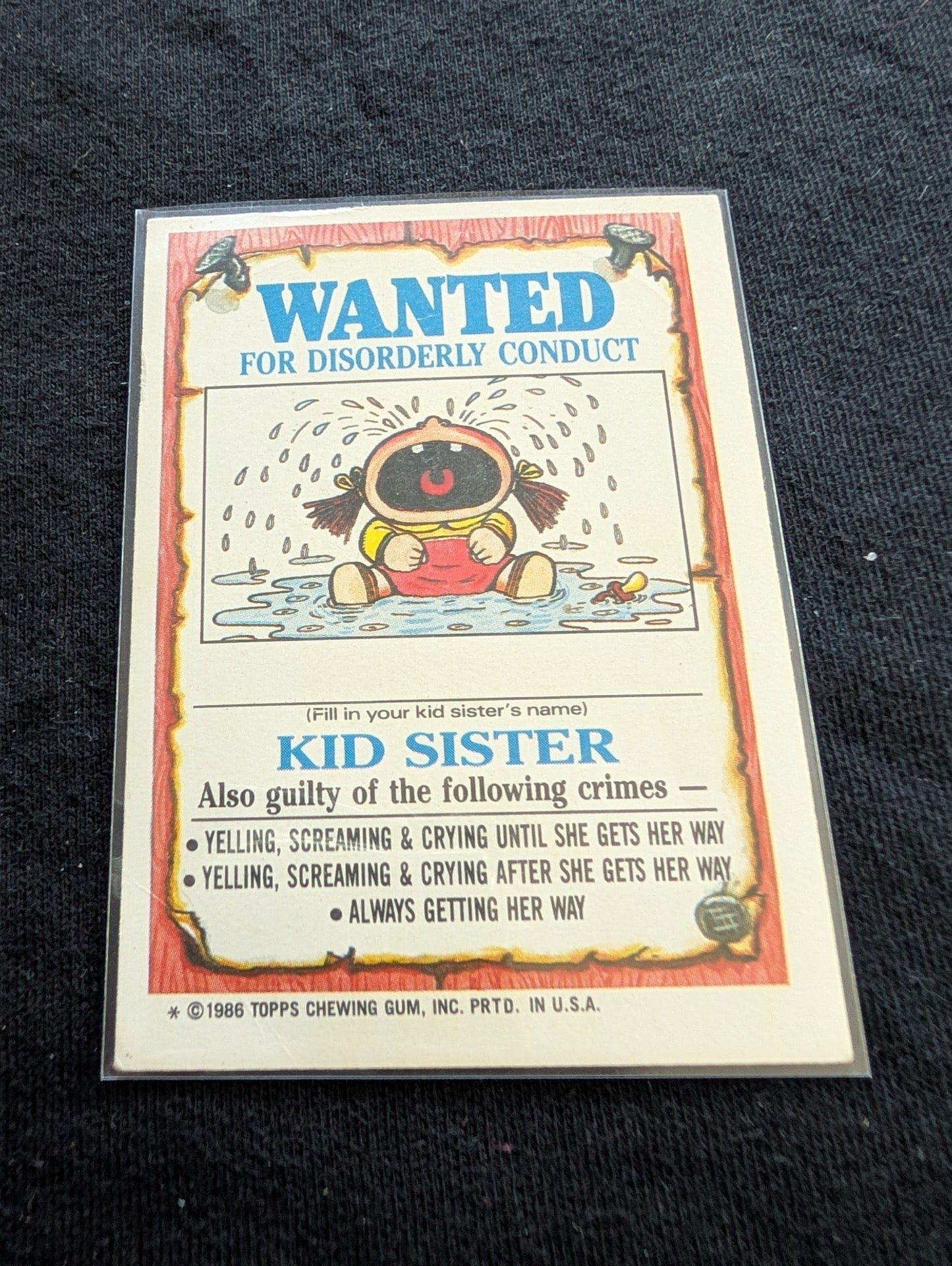 Lot of 9 Vintage 1986 Garbage Pail Kids GPK Cards OS3 Series 3 - 113a 117a 124a