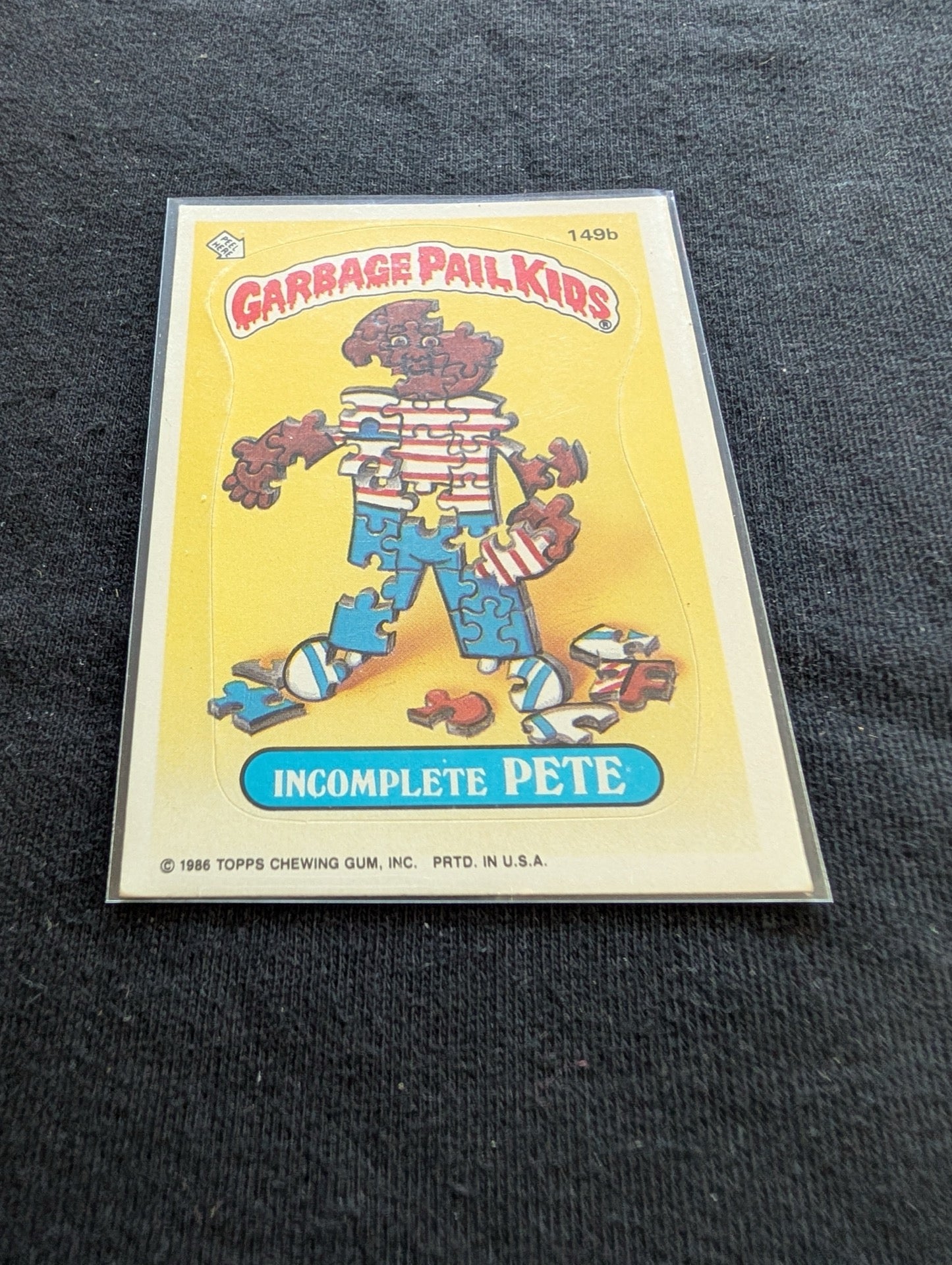 Lot of 9 Vintage 1986 Garbage Pail Kids GPK Cards OS4 Series 4 - 153b 154a 160a