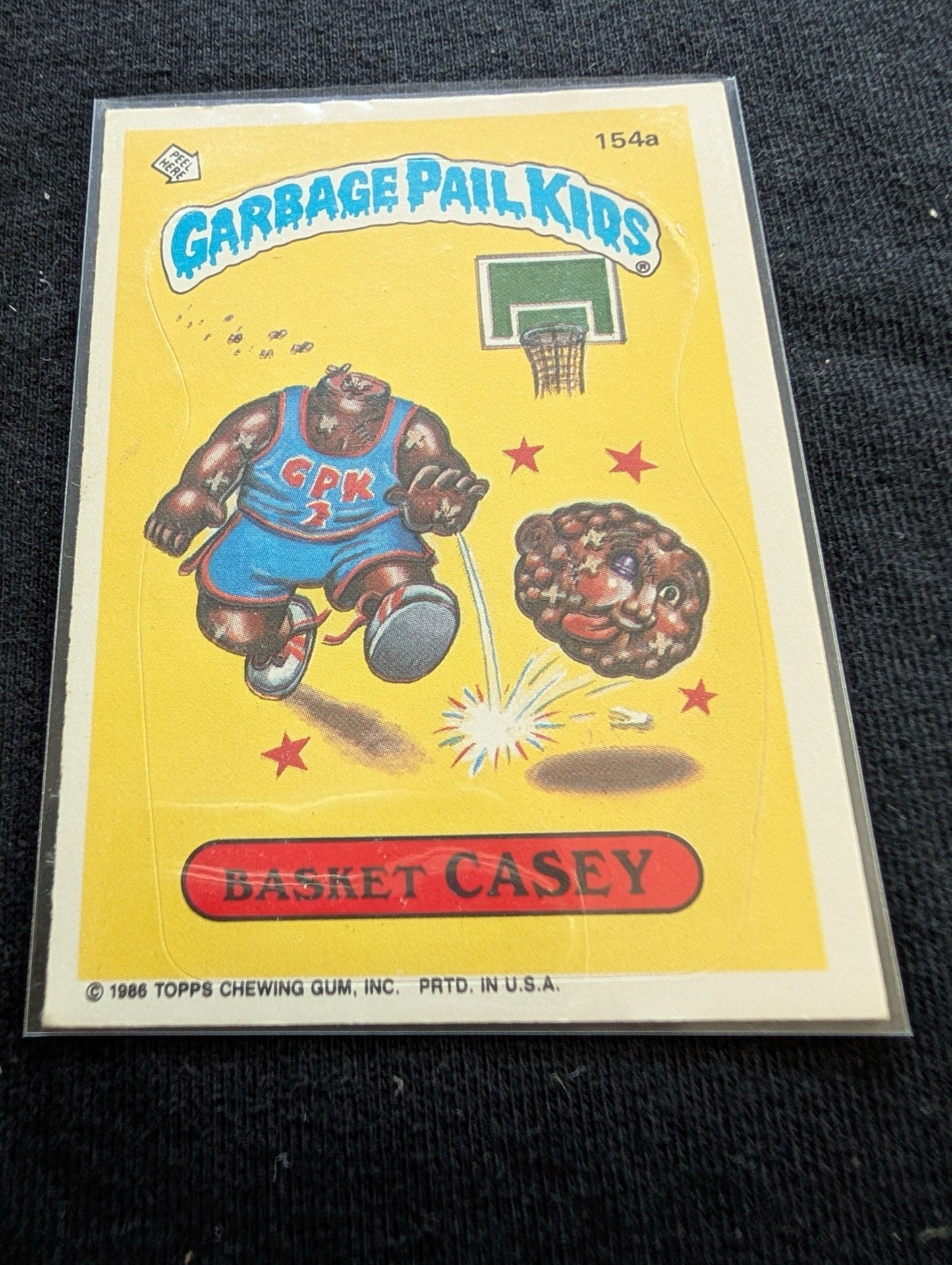 Lot of 9 Vintage 1986 Garbage Pail Kids GPK Cards OS4 Series 4 - 153b 154a 160a