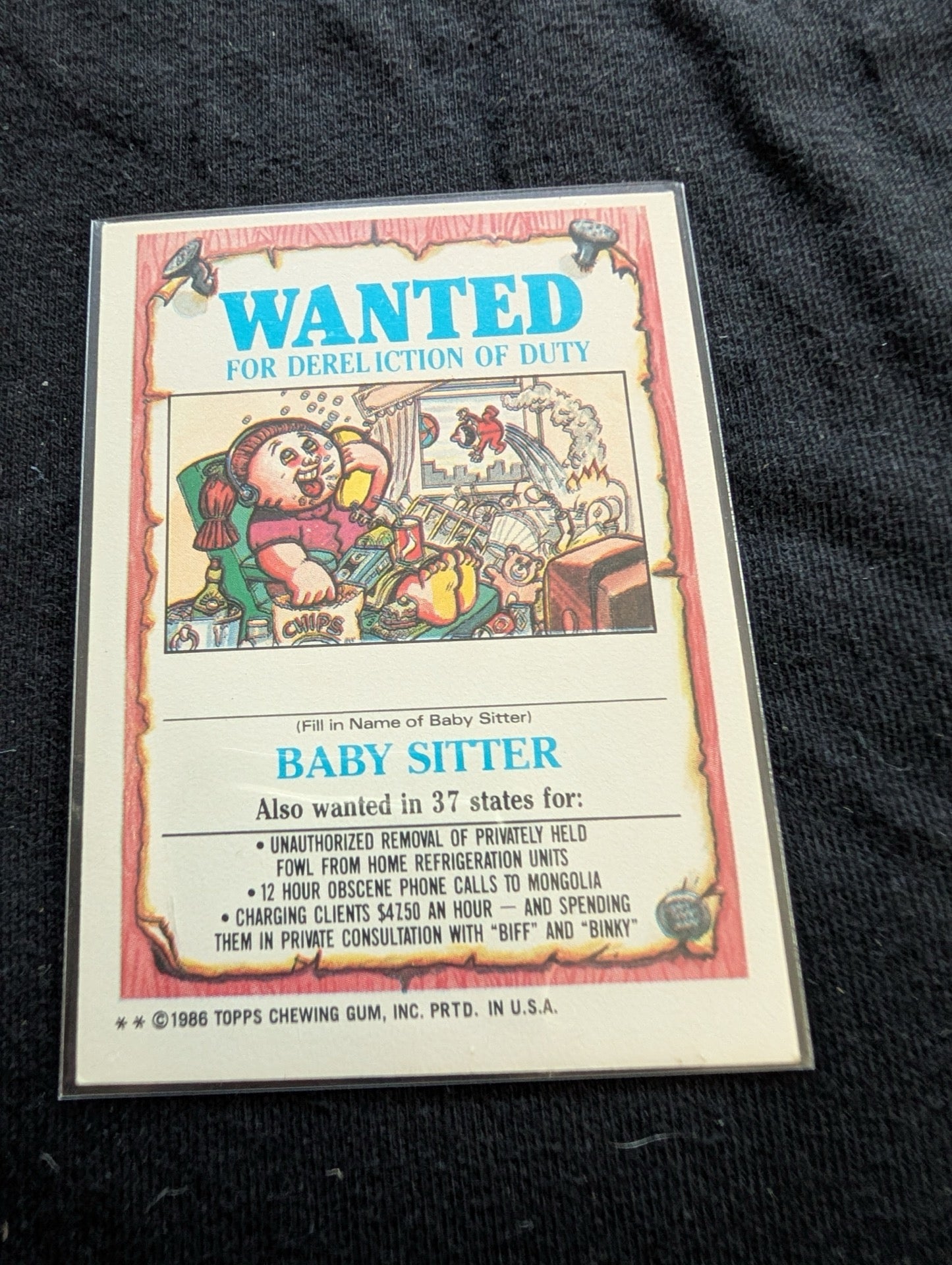 Lot of 9 Vintage 1986 Garbage Pail Kids GPK Cards OS4 Series 4 - 136a 141a 143a
