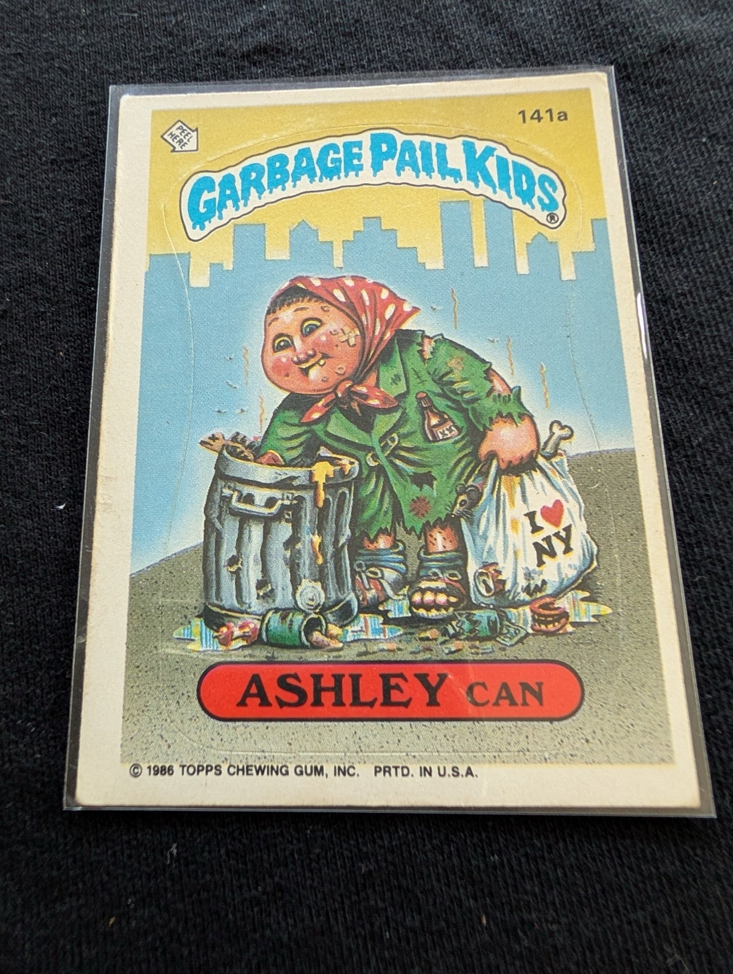 Lot of 9 Vintage 1986 Garbage Pail Kids GPK Cards OS4 Series 4 - 136a 141a 143a