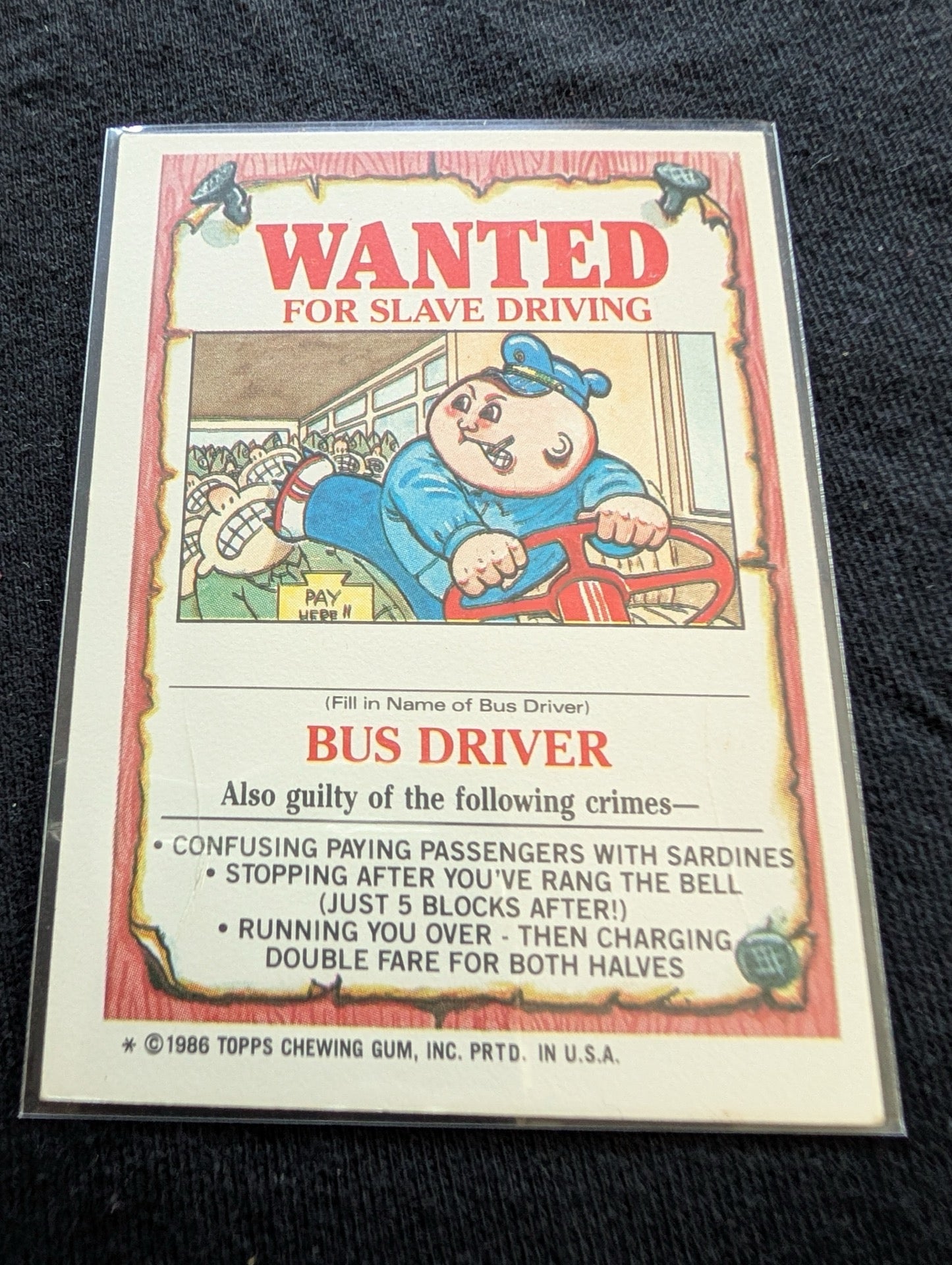 Lot of 9 Vintage 1986 Garbage Pail Kids GPK Cards OS4 Series 4 - 136a 141a 143a