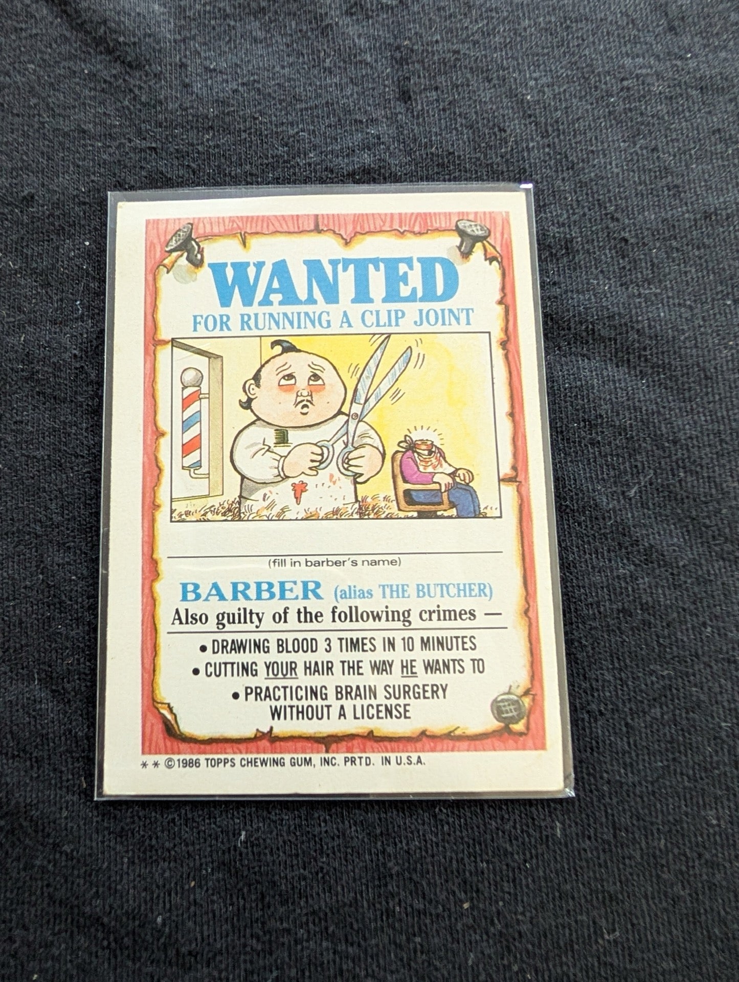 Lot of 9 Vintage 1986 Garbage Pail Kids GPK Cards OS3 Series 3 - 84a 97a 101a