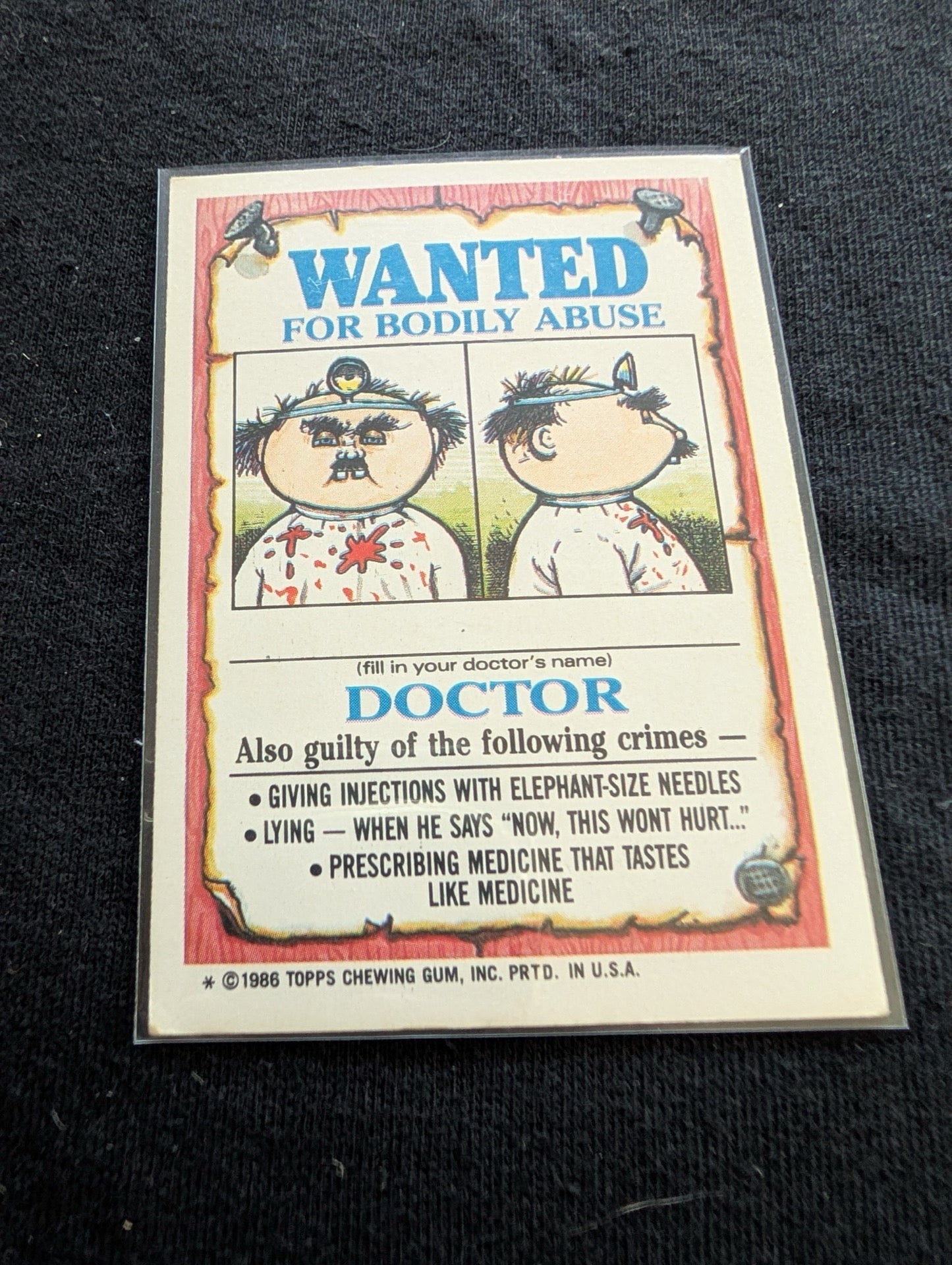 Lot of 9 Vintage 1986 Garbage Pail Kids GPK Cards OS3 Series 3 - 104a 110a 112a