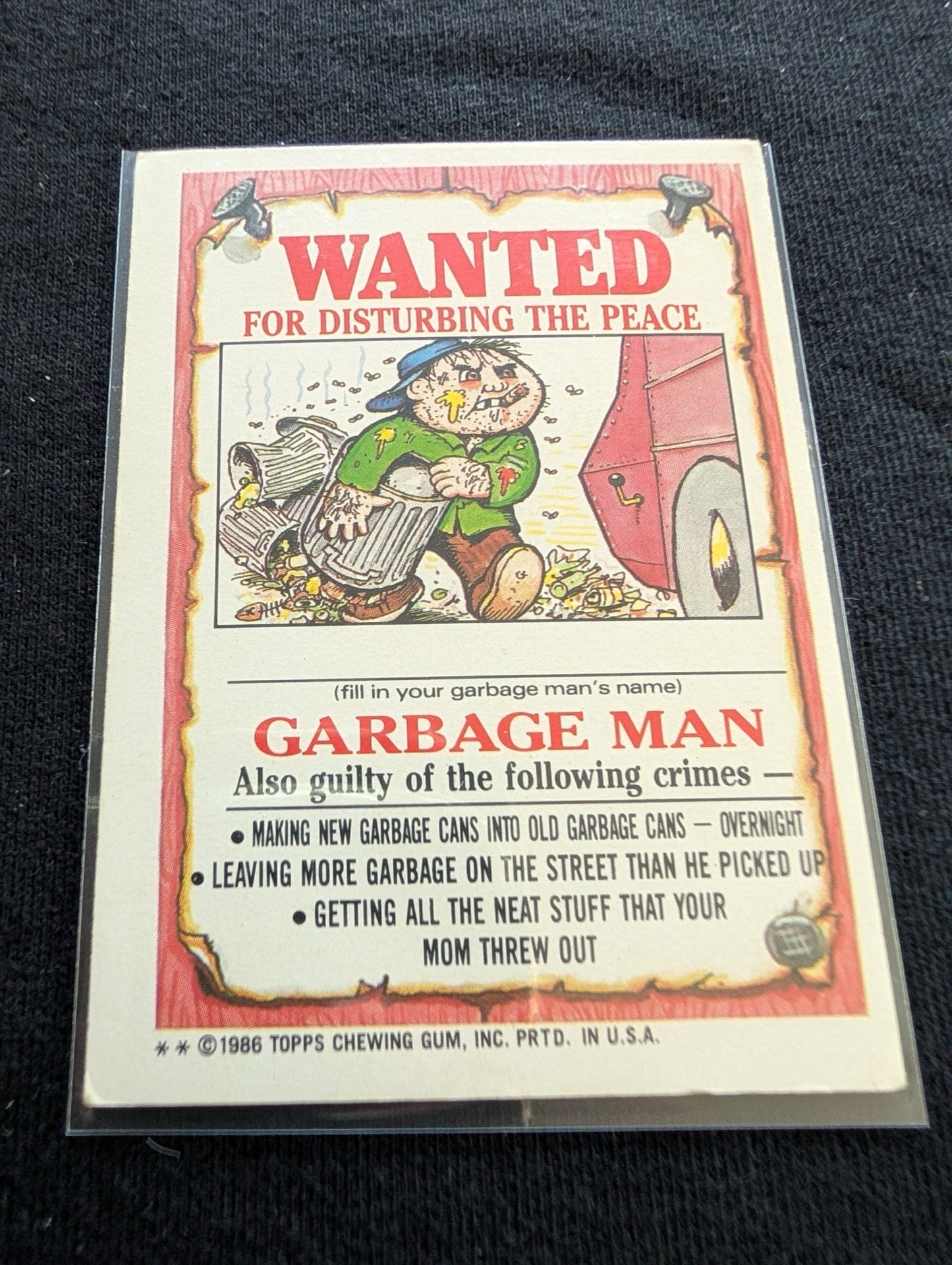 Lot of 9 Vintage 1986 Garbage Pail Kids GPK Cards OS3 Series 3 - 104a 110a 112a