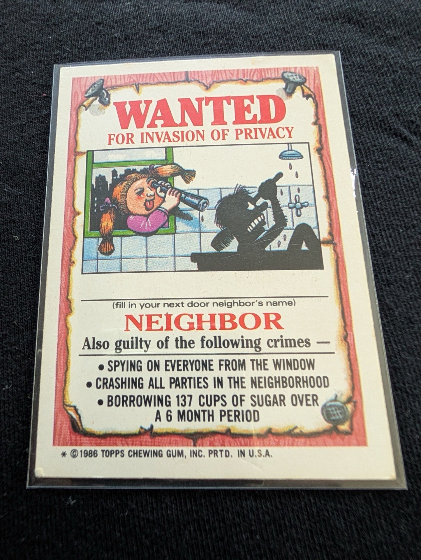 Lot of 9 Vintage 1986 Garbage Pail Kids GPK Cards OS3 Series 3 - 104a 110a 112a