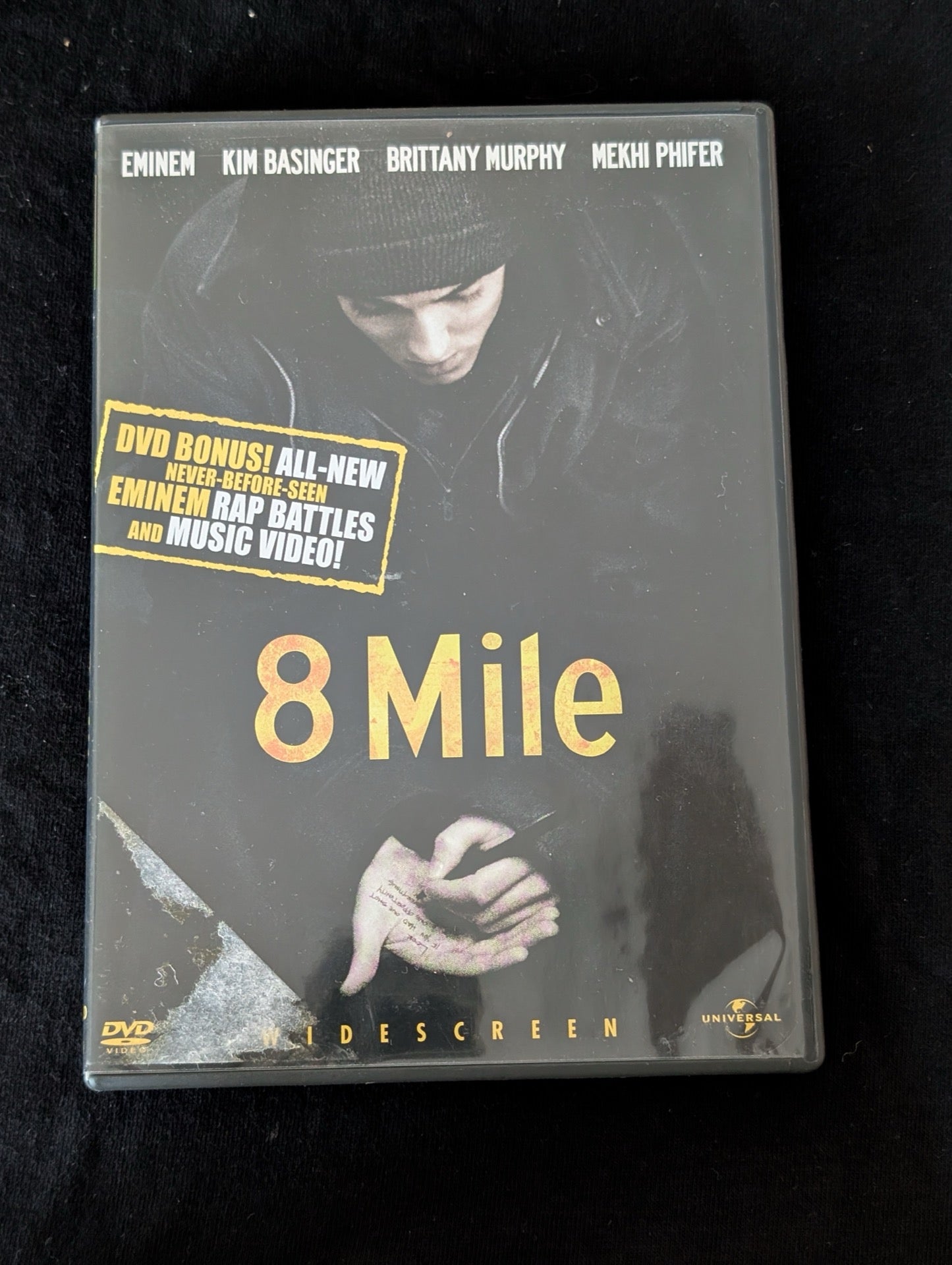 8 Mile (DVD, 2002) Widescreen - Bonus Rap Battles & Music Video! Eminem