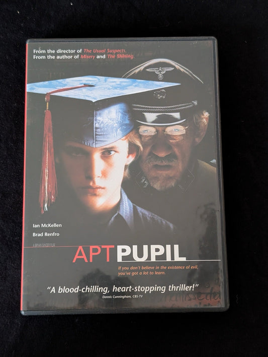 Apt Pupil (DVD, 1998) Psychological Thriller - Ian McKellen, Brad Renfro