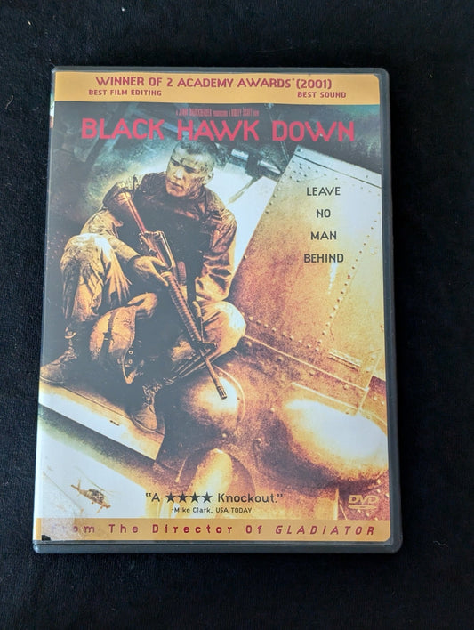 Black Hawk Down (DVD, 2001) - "Leave No Man Behind" - From Ridley Scott
