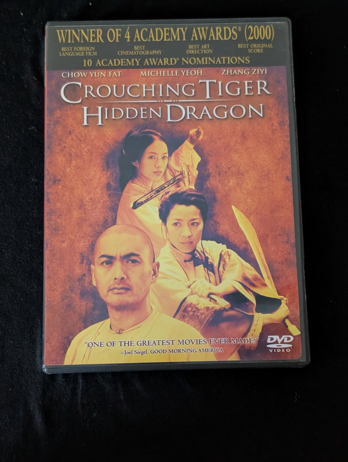 Crouching Tiger, Hidden Dragon (DVD, 2000) Winner of 4 Academy Awards