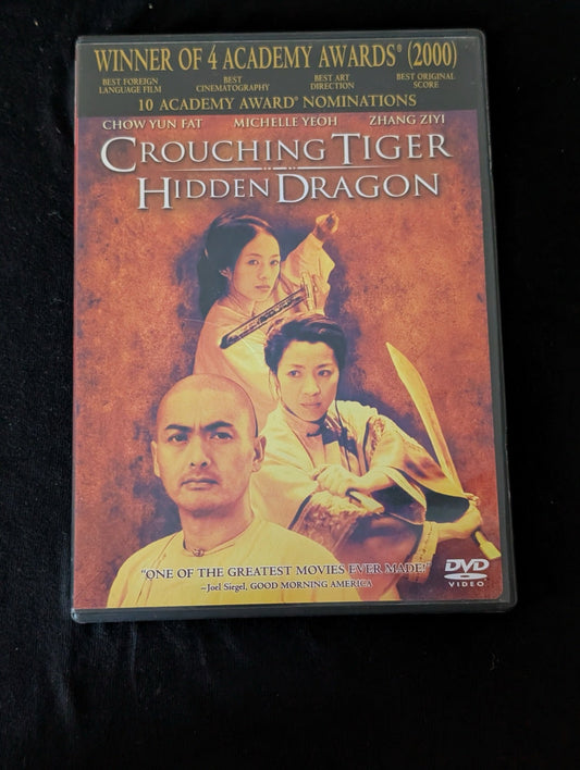 Crouching Tiger, Hidden Dragon (DVD, 2000) Winner of 4 Academy Awards