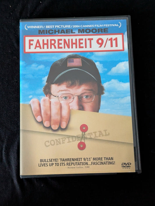 Fahrenheit 9/11 (DVD, 2004) Michael Moore Documentary - Palme d'Or Winner