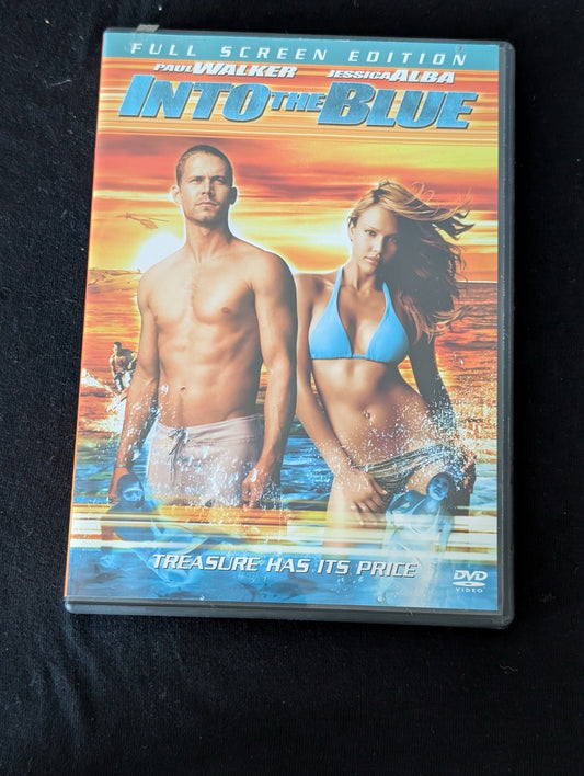 Into the Blue (DVD, 2005) Full Screen Edition - Paul Walker, Jessica Alba