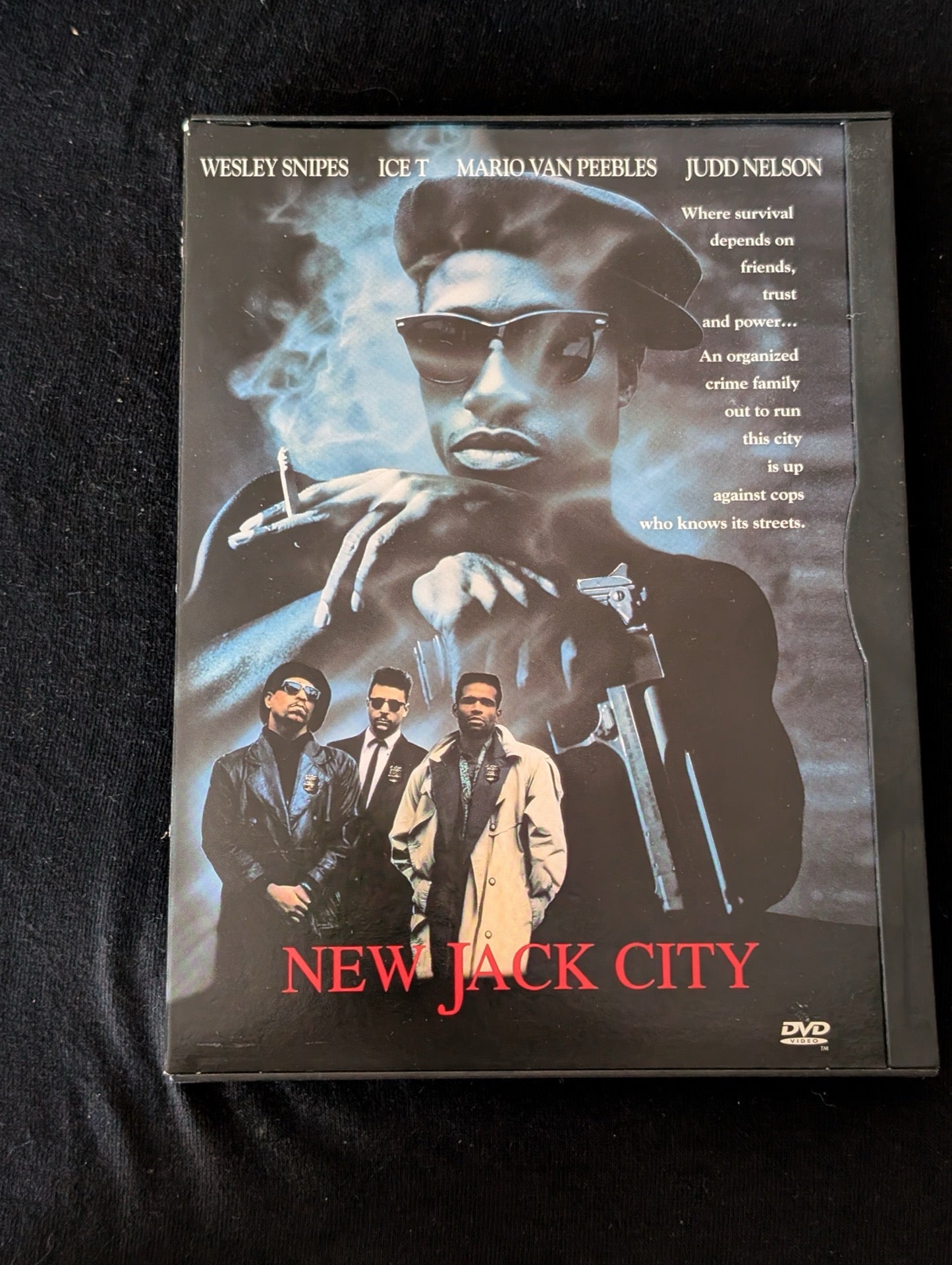 New Jack City DVD (1991) Wesley Snipes, Ice-T, Mario Van Peebles 90s Crime