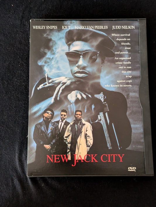 New Jack City DVD (1991) Wesley Snipes, Ice-T, Mario Van Peebles 90s Crime
