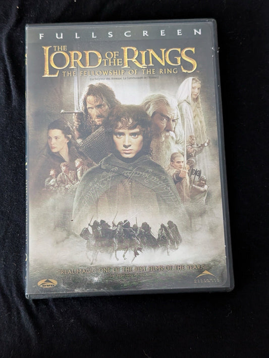 The Lord of the Rings: The Fellowship of the Ring DVD (2001) Full Screen