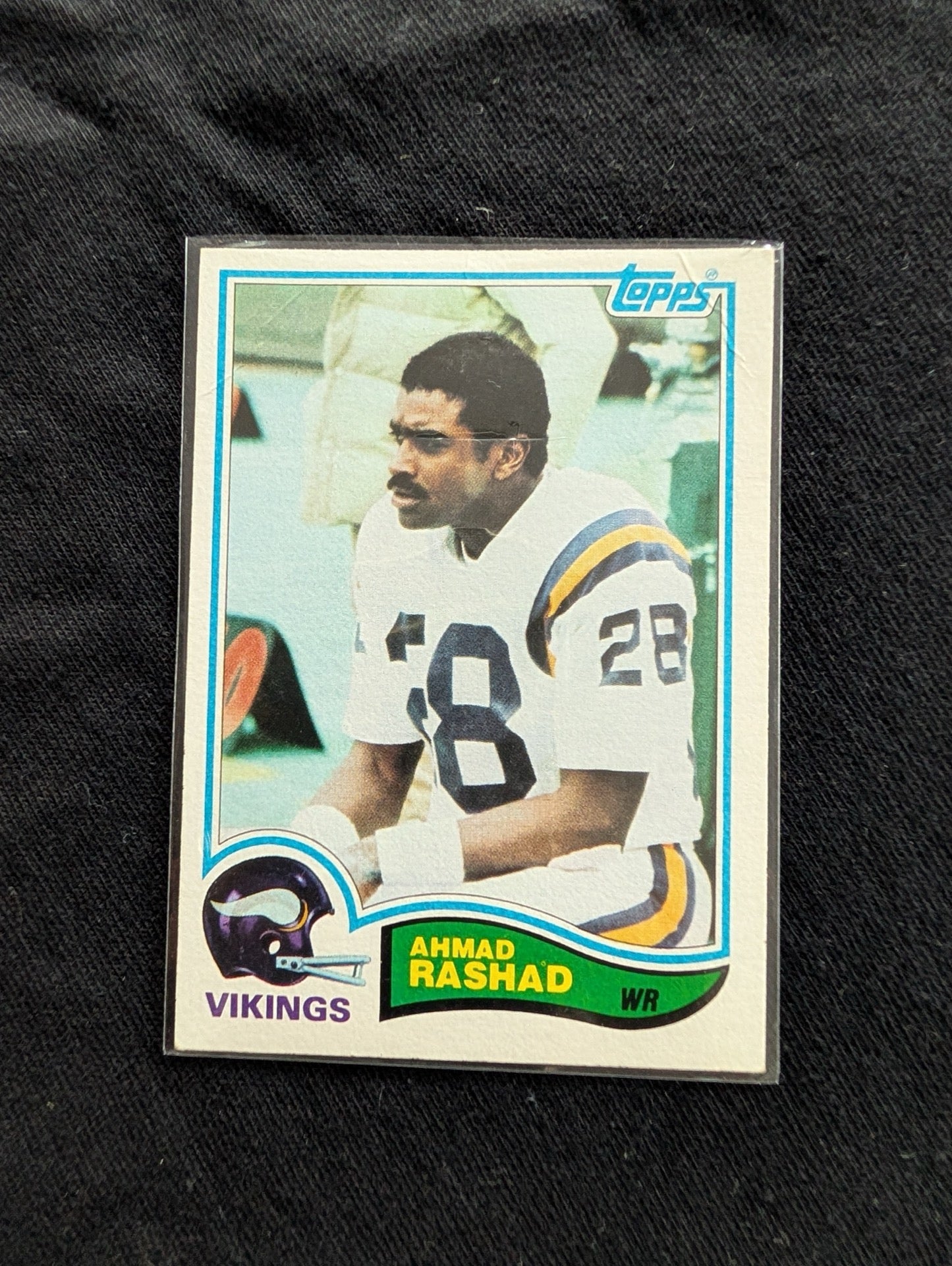 Ahmad Rashad 1980 & 1981 Topps Minnesota Vikings Lot (2) Football Cards WR