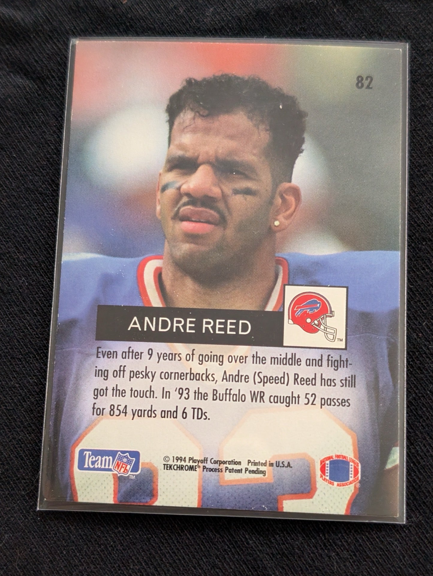 Andre Reed Buffalo Bills HOF Football Card Lot (6) Topps Upper Deck Pro Set
