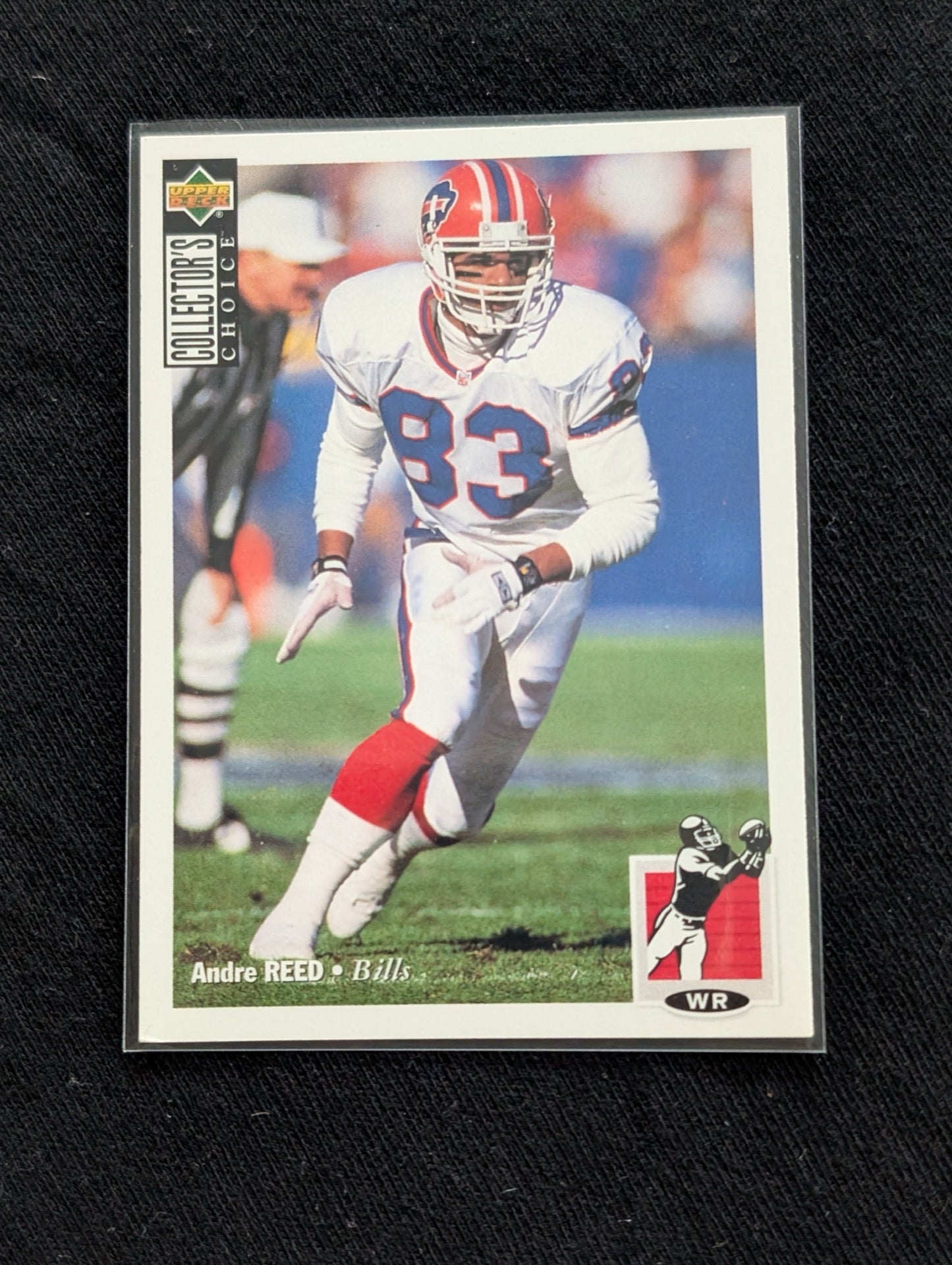 Andre Reed Lot (2) 1993 Collector's Choice & 1991 Pro Set Buffalo Bills HOF