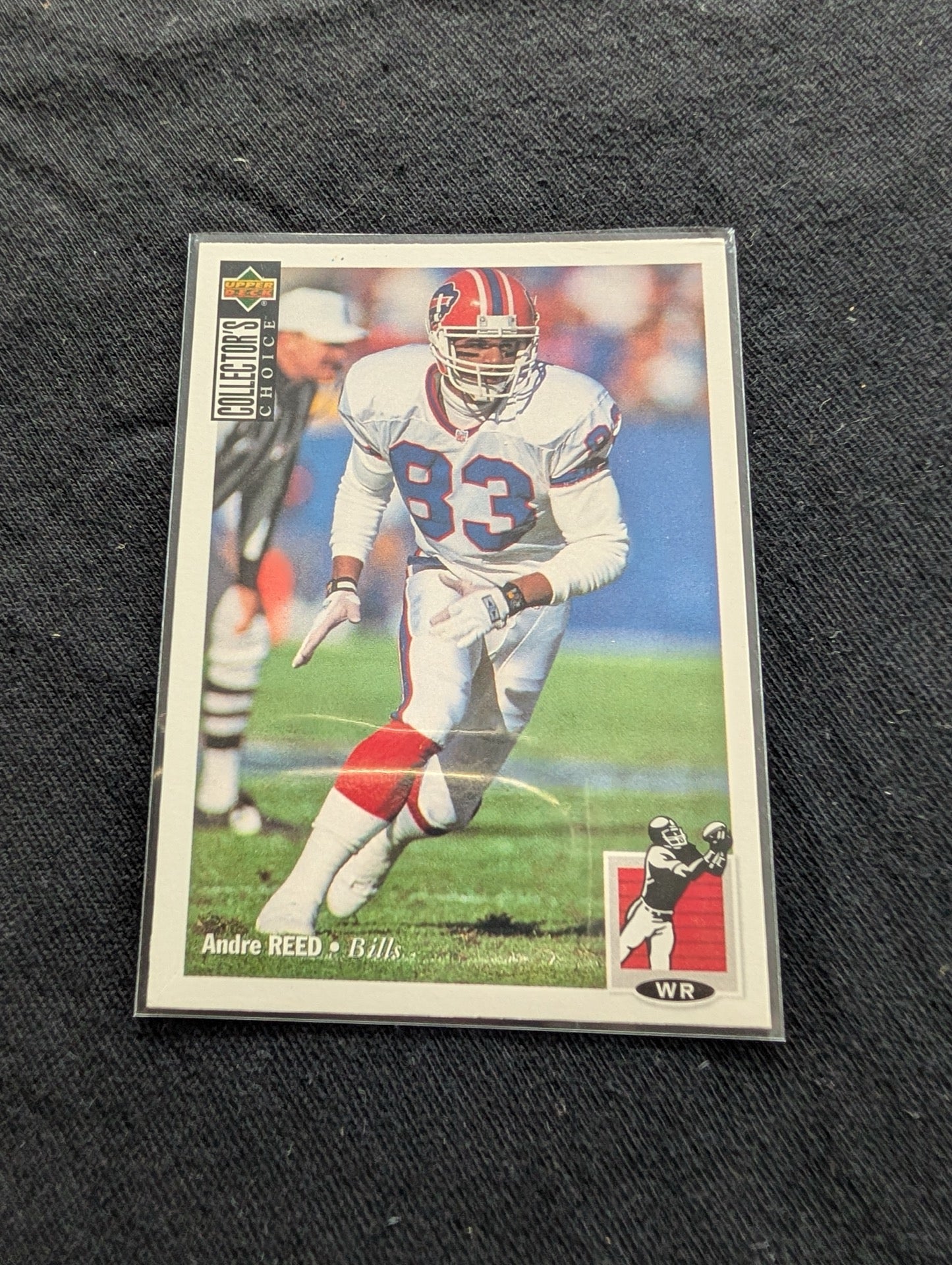 Andre Reed Buffalo Bills HOF Lot (2) 1991 Pro Set & 1993 Collector's Choice