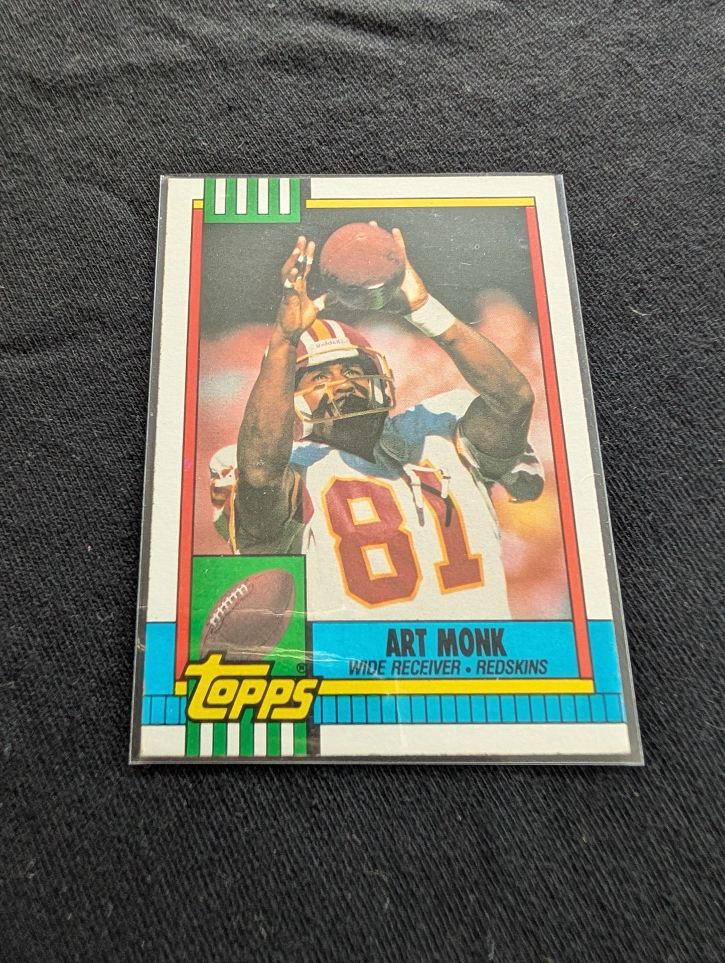 Art Monk 1982 & 1983 Topps Washington Redskins Lot (2) HOF WR Football Cards