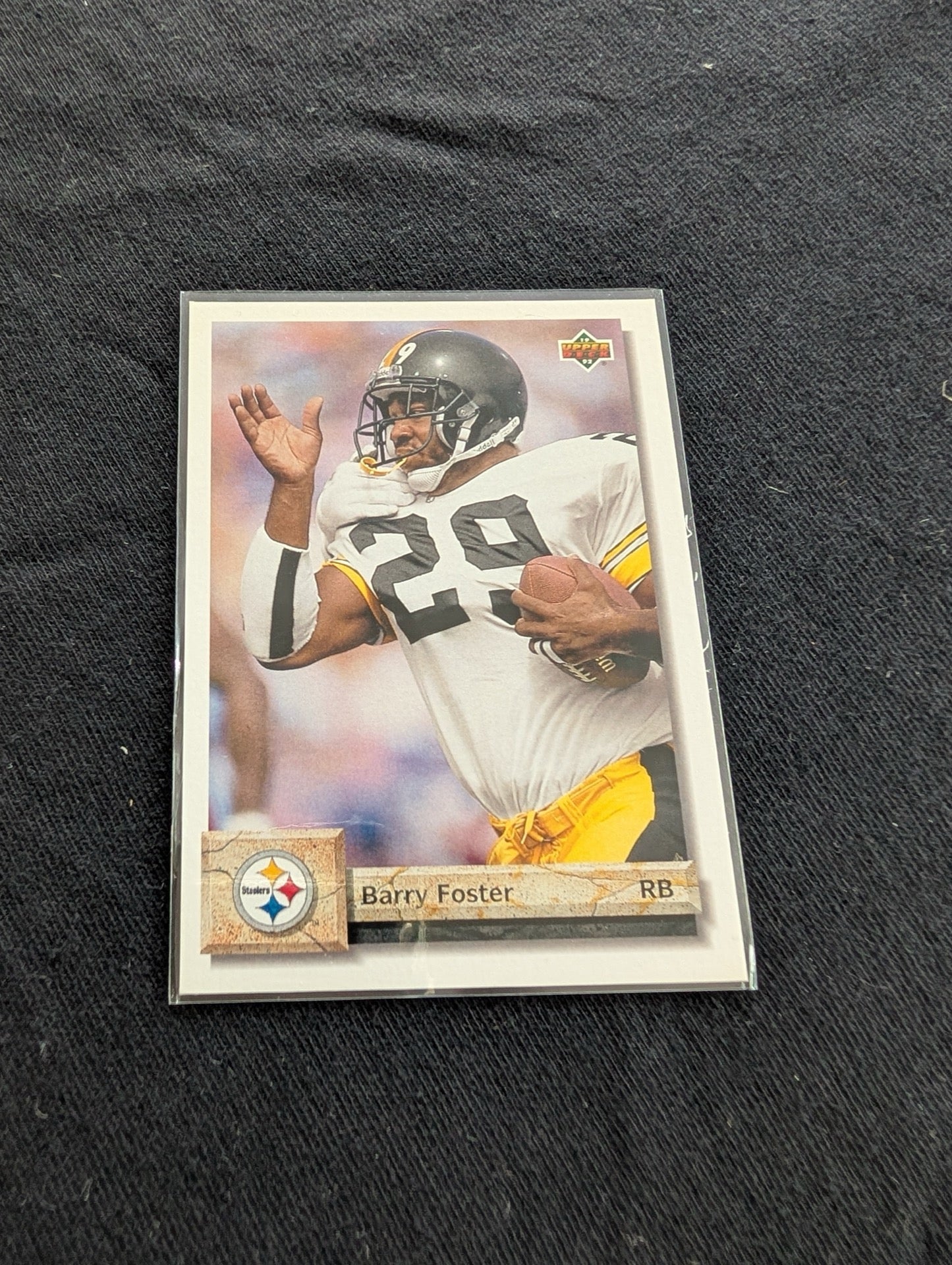 Barry Foster Pittsburgh Steelers Lot (3) 1992 Topps & 1993 Upper Deck (2)