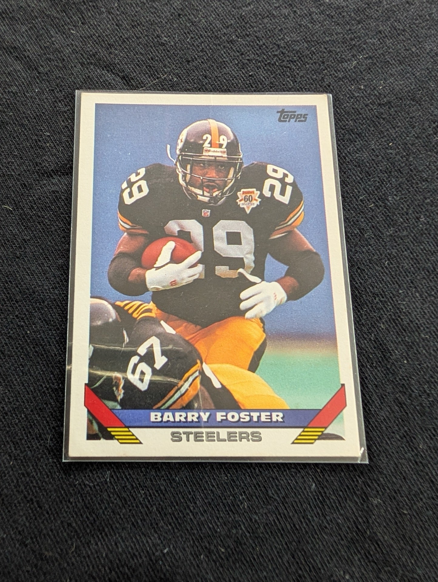 Barry Foster Pittsburgh Steelers Lot (3) 1992 Topps & 1993 Upper Deck (2)