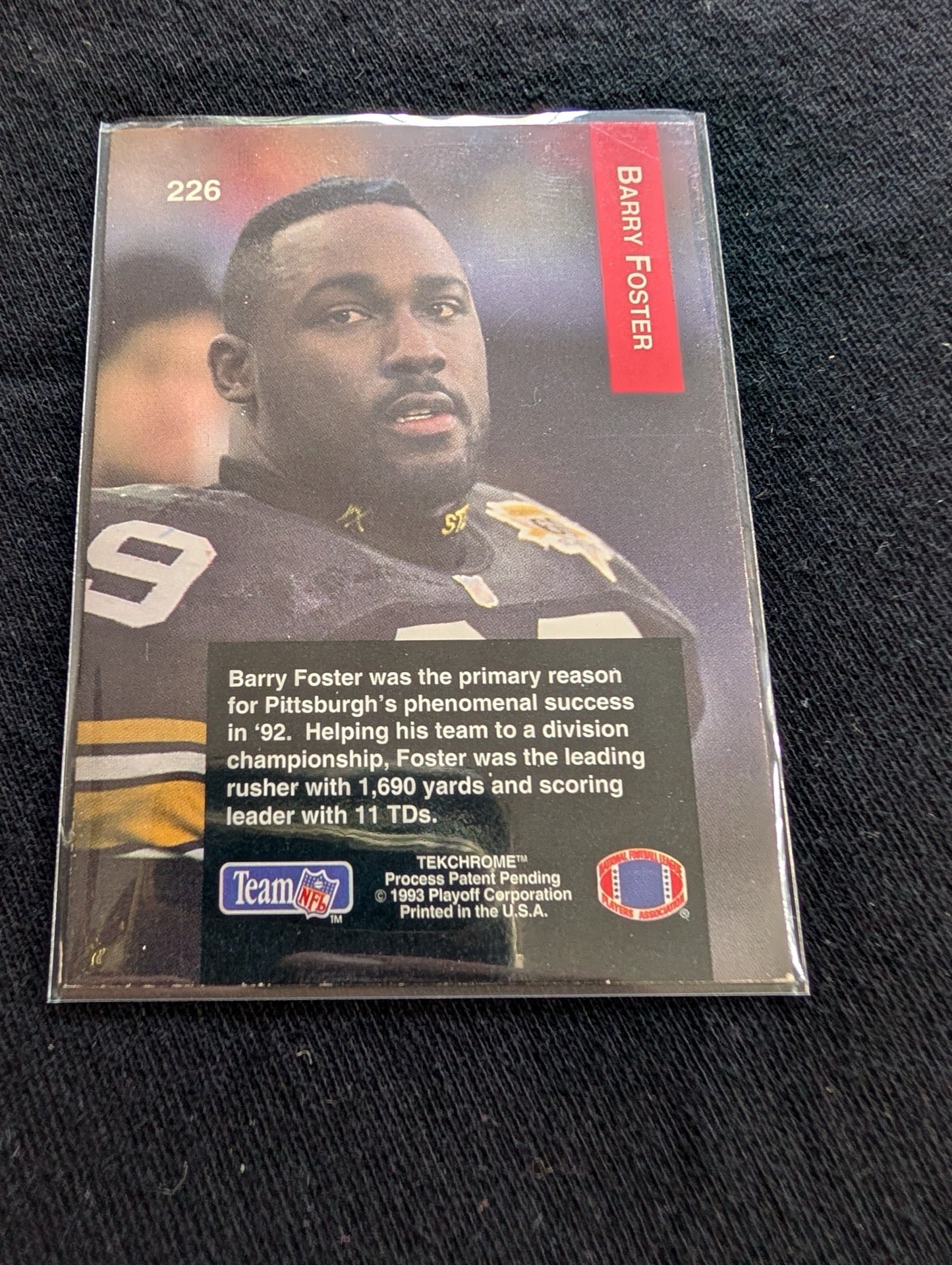 Barry Foster Pittsburgh Steelers Lot (13) 90s Cards Topps UD Fleer Pro Set