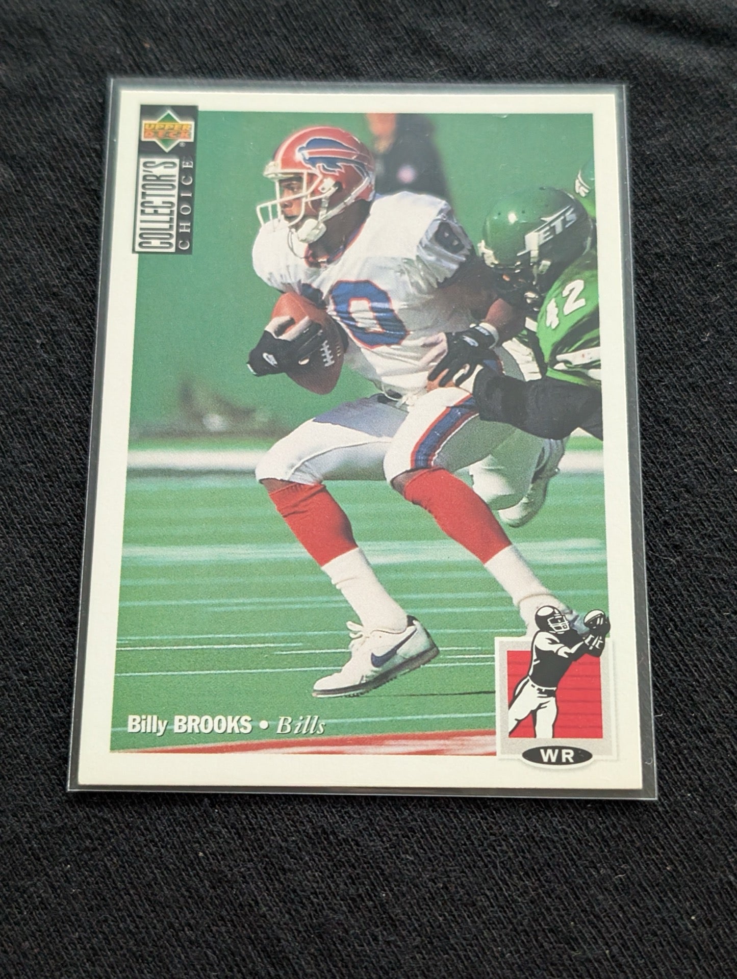 Billy Brooks Lot (2) 1978 Topps Bengals & 1993 Collector's Choice Bills