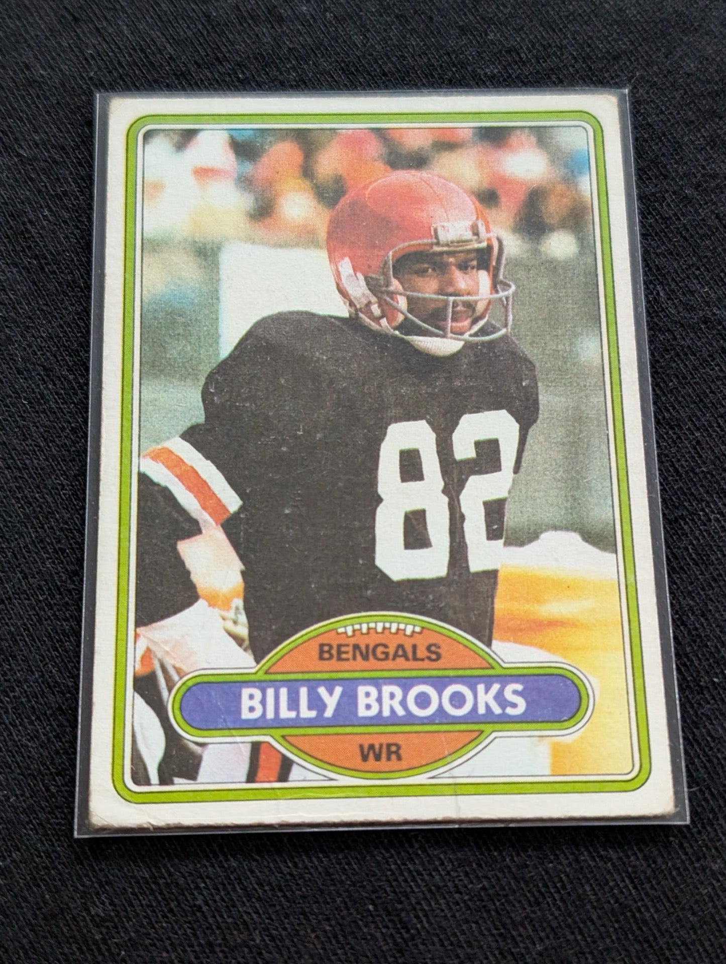 Billy Brooks Lot (2) 1978 Topps Bengals & 1993 Collector's Choice Bills