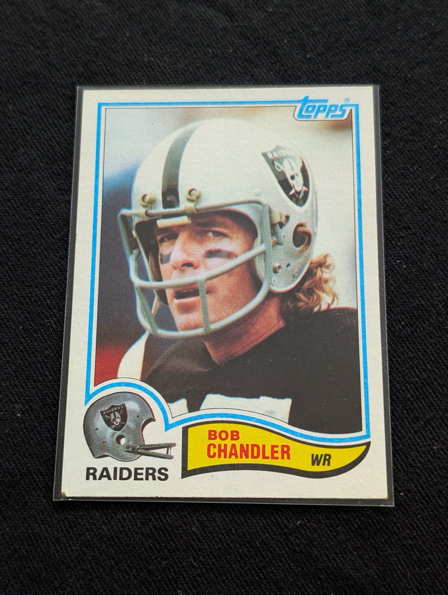 Bob Chandler 1979 & 1980 Topps Oakland Raiders Lot (2) Vintage WR Cards