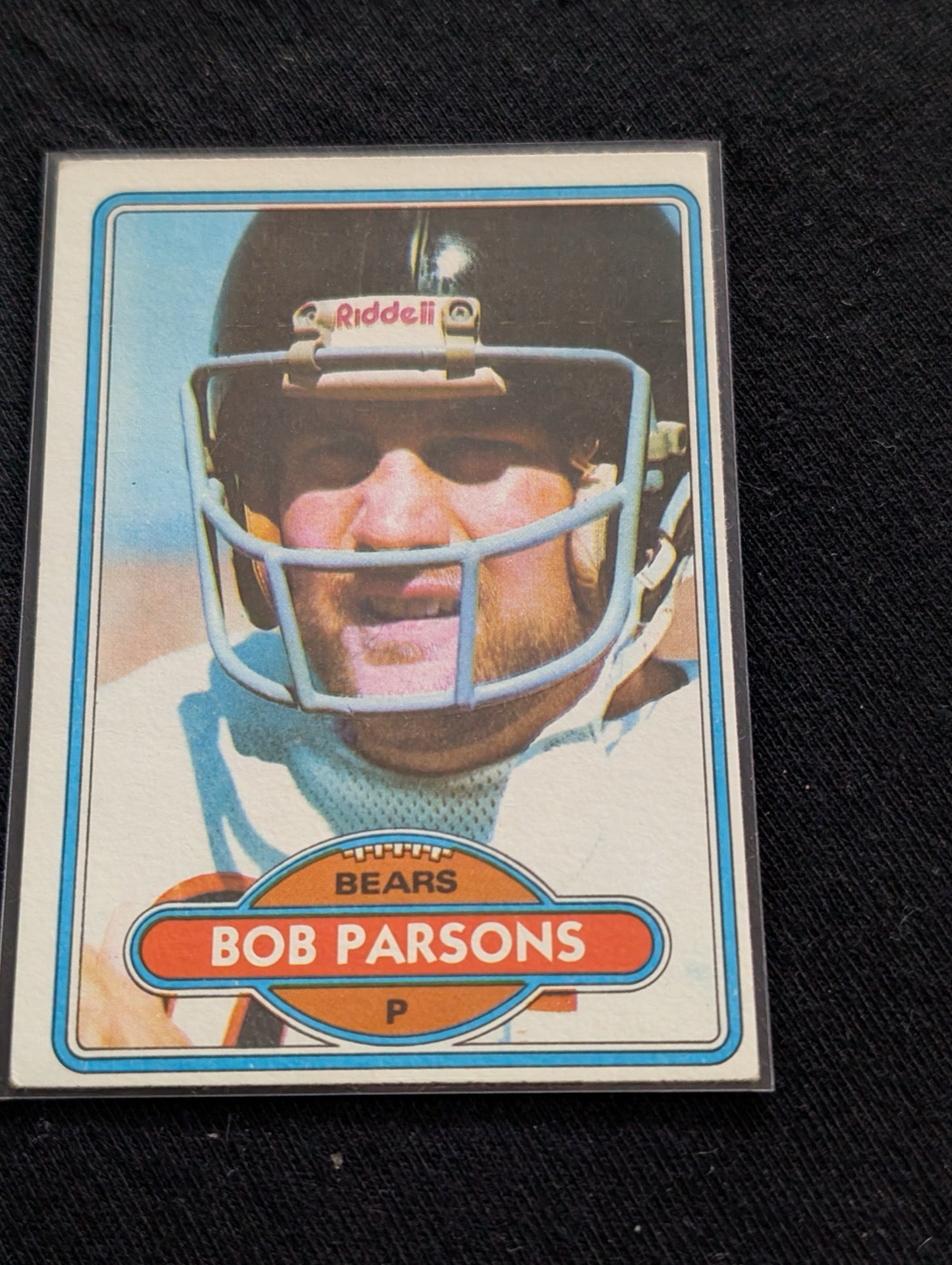 Bob Parsons 1978 & 1979 Topps Chicago Bears Lot (2) Vintage Punter Cards